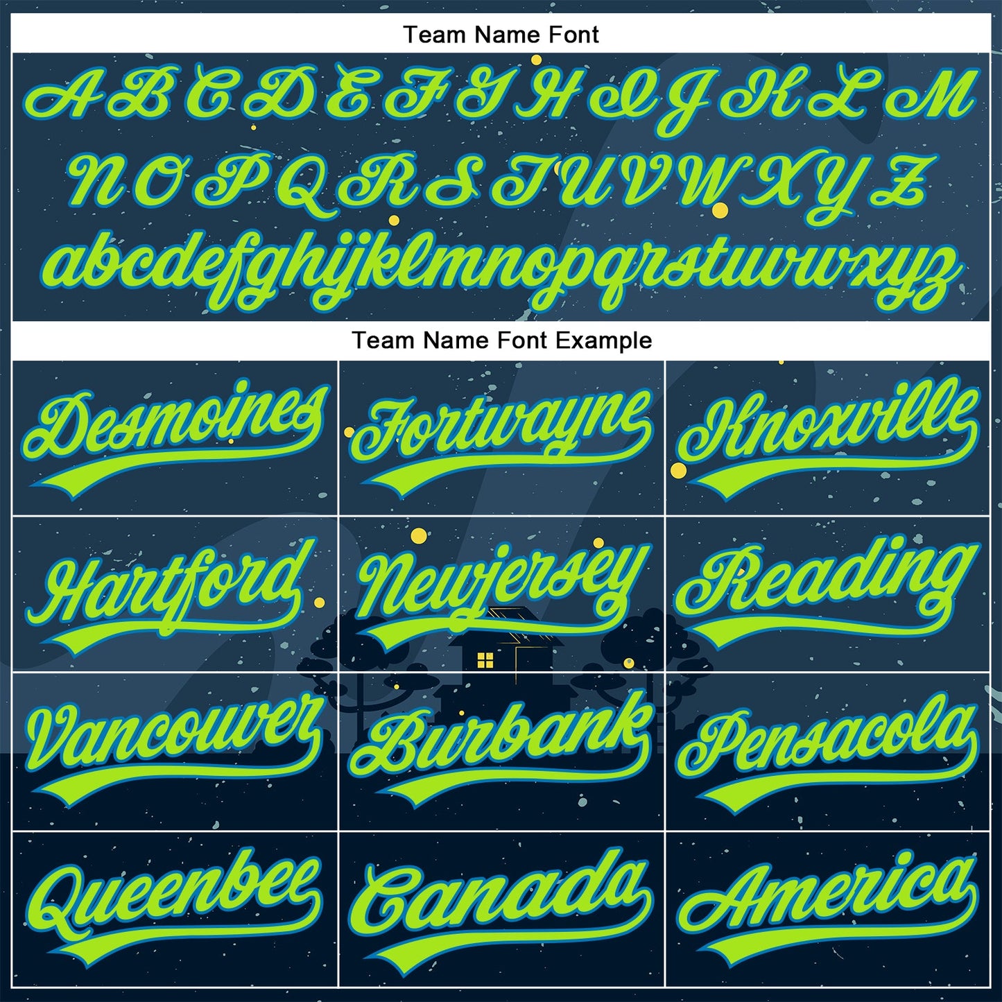 Custom Navy Neon Green-Blue 3D Halloween Authentic Baseball Jersey view 4