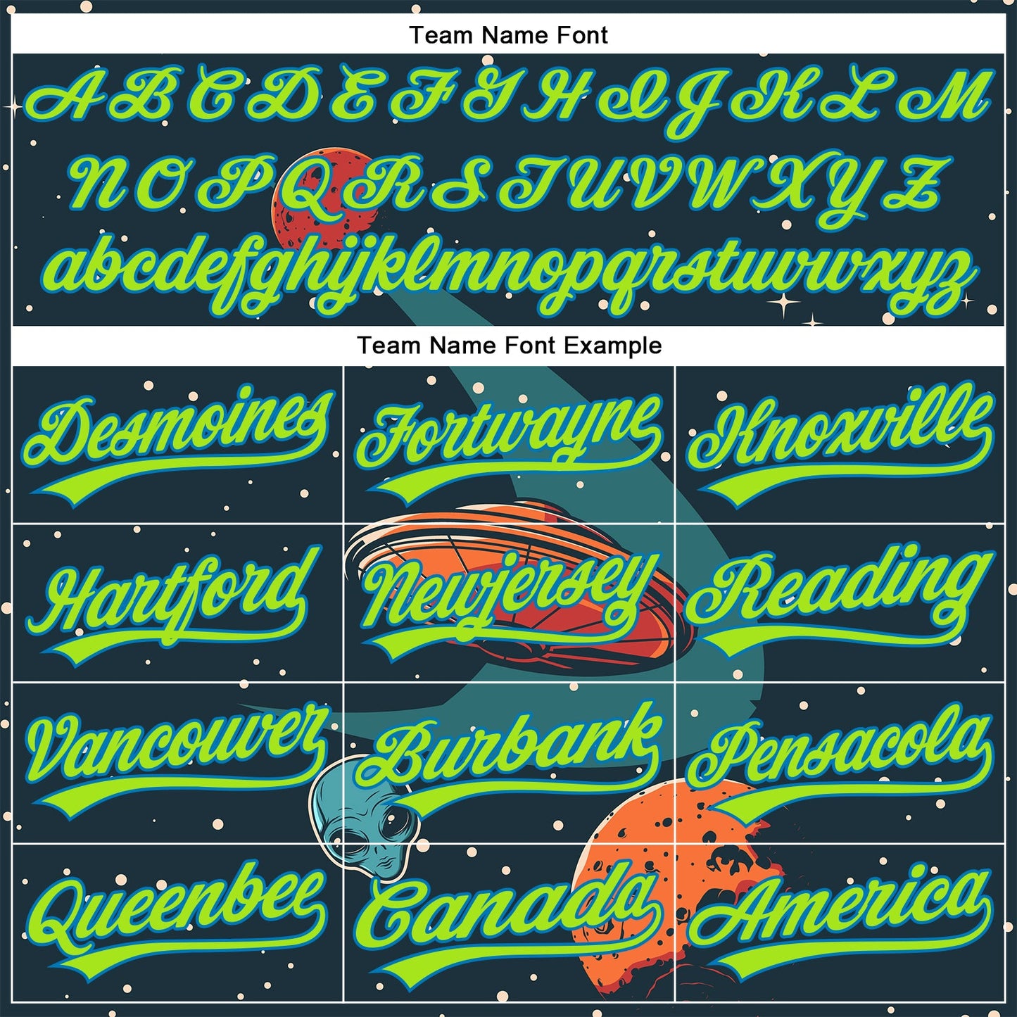 Custom Navy Neon Green-Blue 3D Halloween Authentic Baseball Jersey view 4