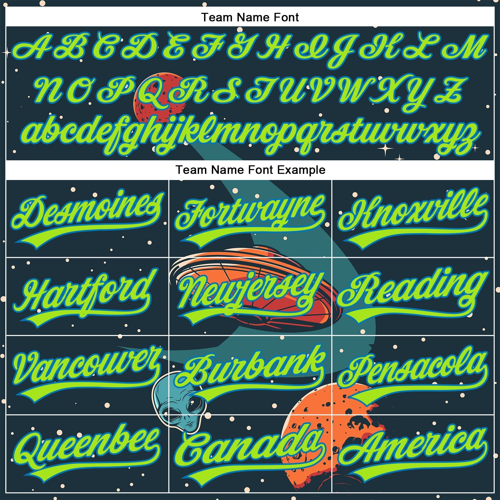Custom Navy Neon Green-Blue 3D Halloween Authentic Baseball Jersey view 4