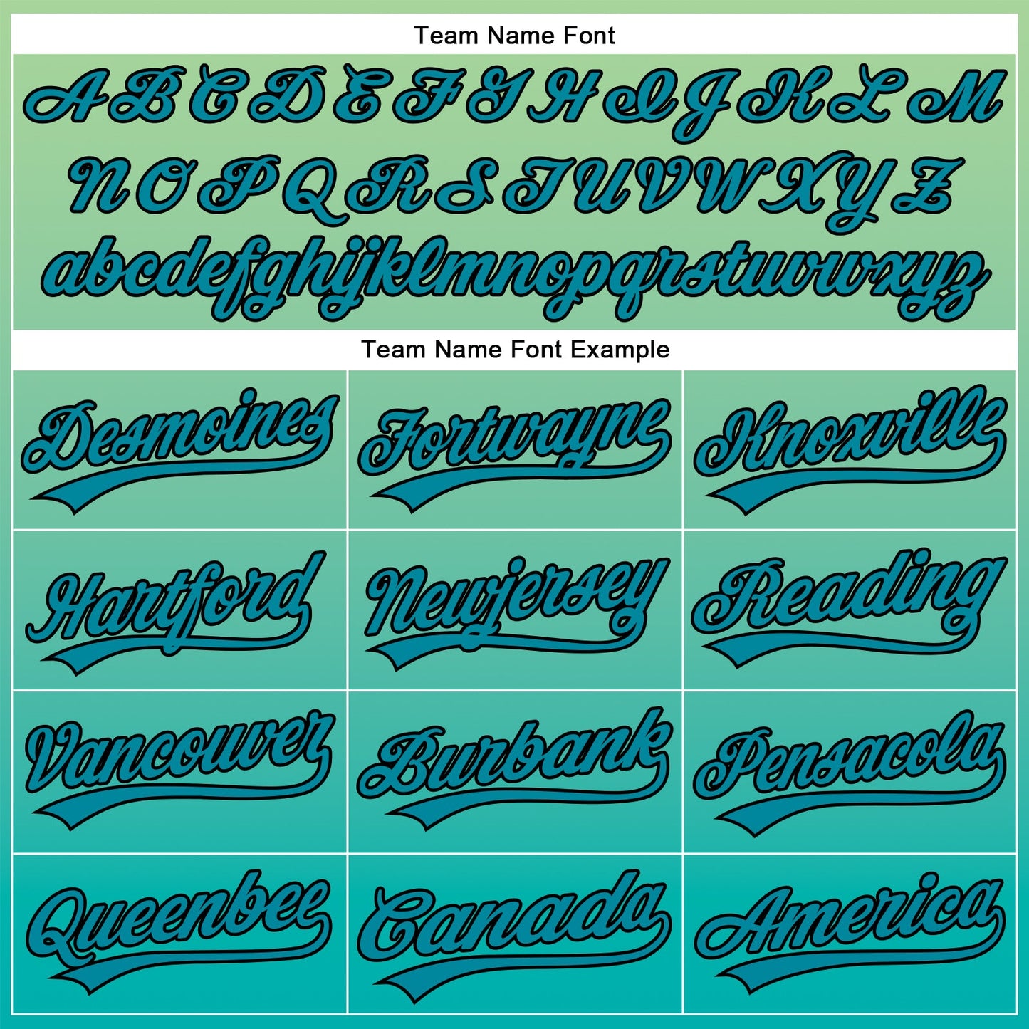 Custom Pea Green Teal-Black 3D Halloween Authentic Baseball Jersey view 4