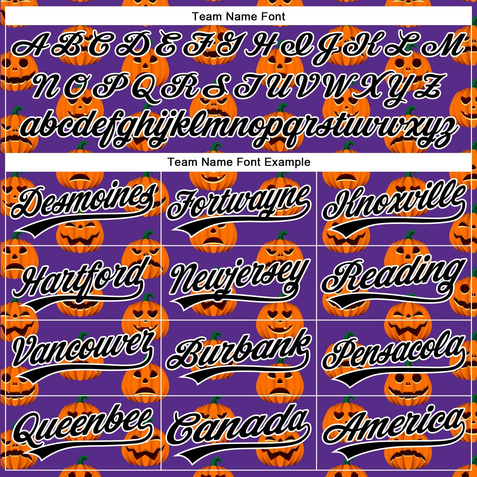 Custom Purple Black-White 3D Halloween Authentic Baseball Jersey view 4