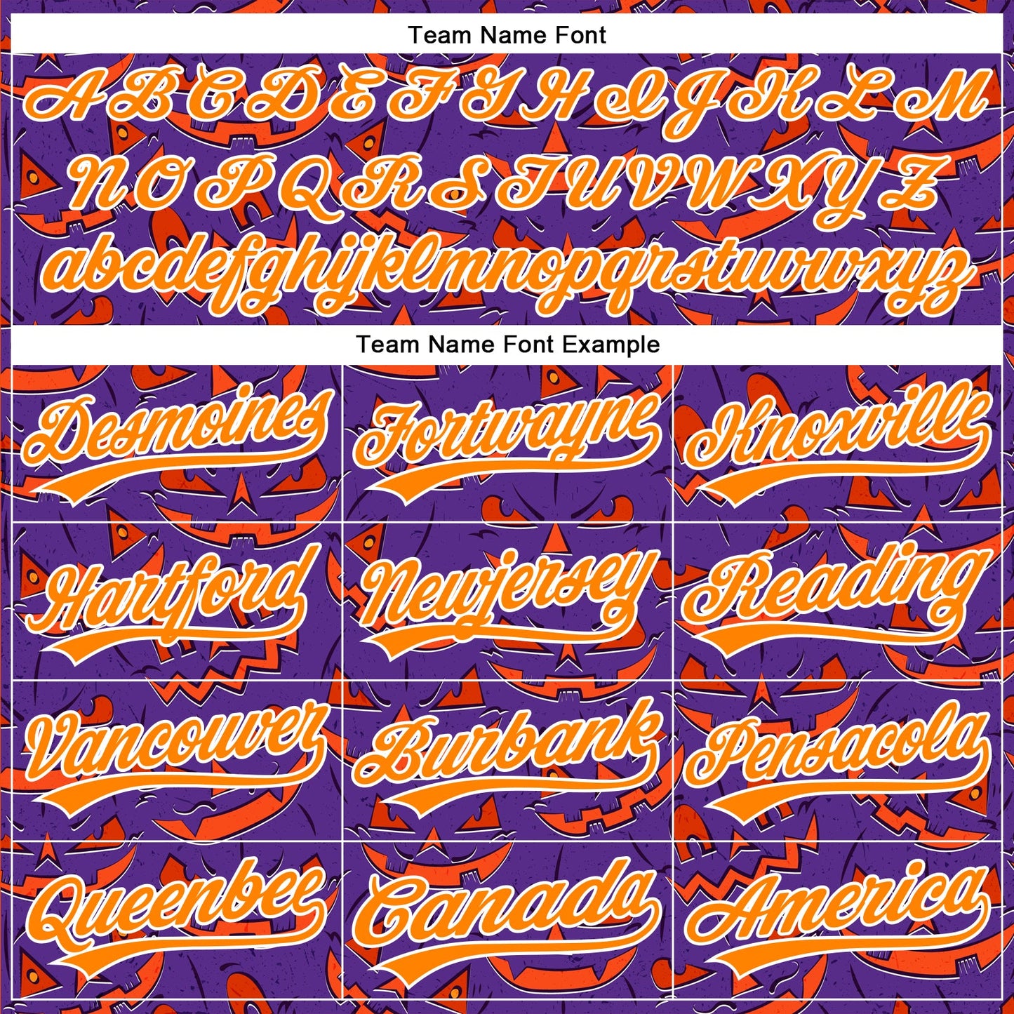 Custom Purple Bay Orange-White 3D Halloween Authentic Baseball Jersey view 4