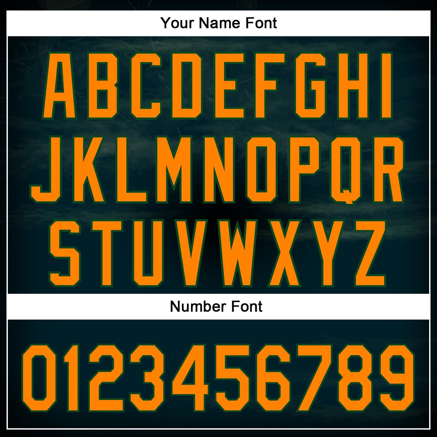 Custom Black Bay Orange-Green 3D Halloween Authentic Baseball Jersey view 5