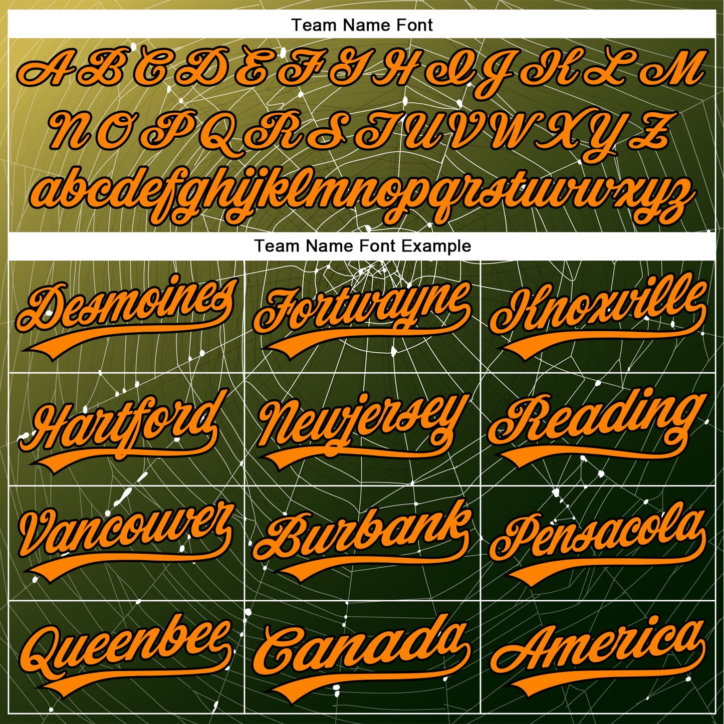 Custom Black Bay Orange 3D Halloween Authentic Baseball Jersey view 4