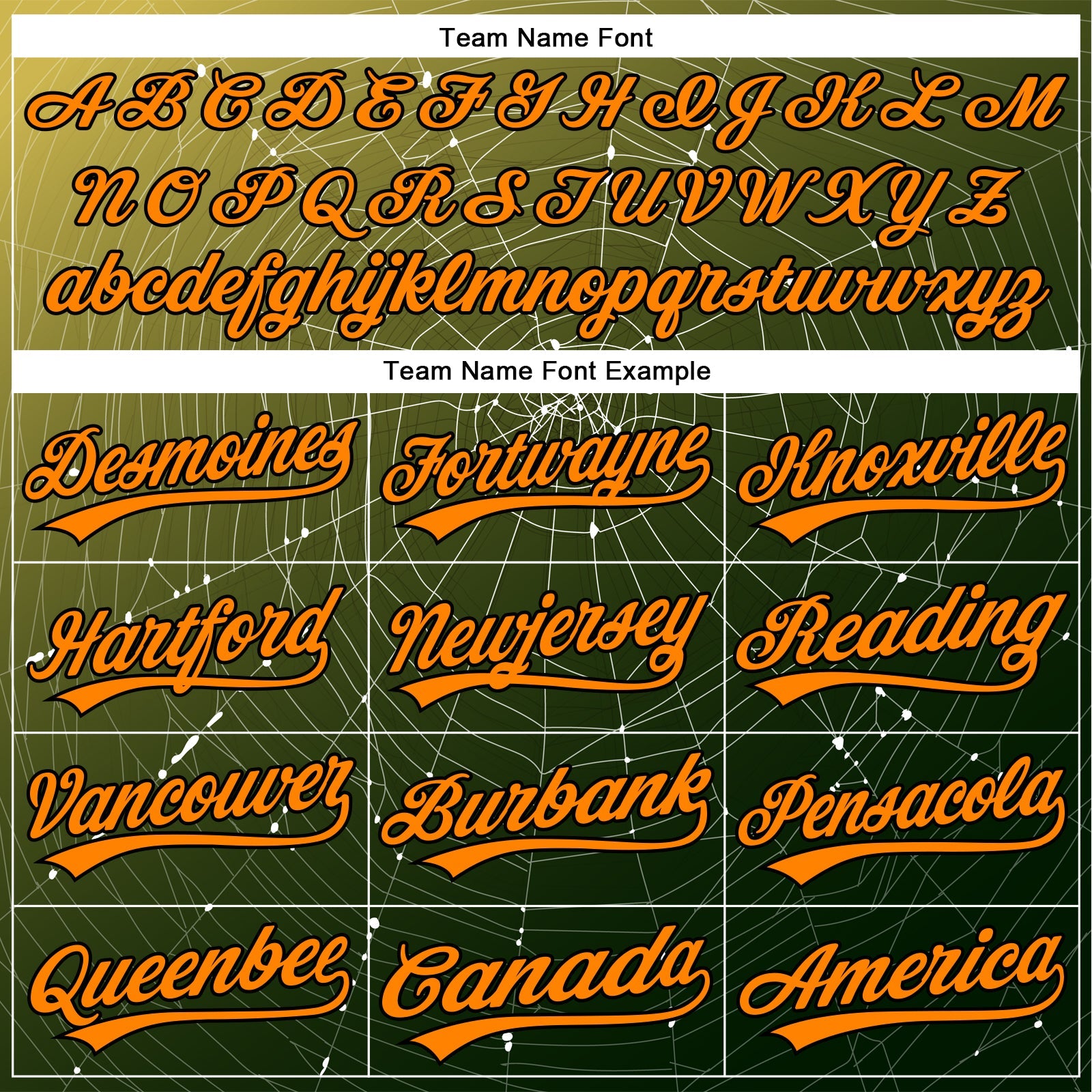 Custom Black Bay Orange 3D Halloween Authentic Baseball Jersey view 4