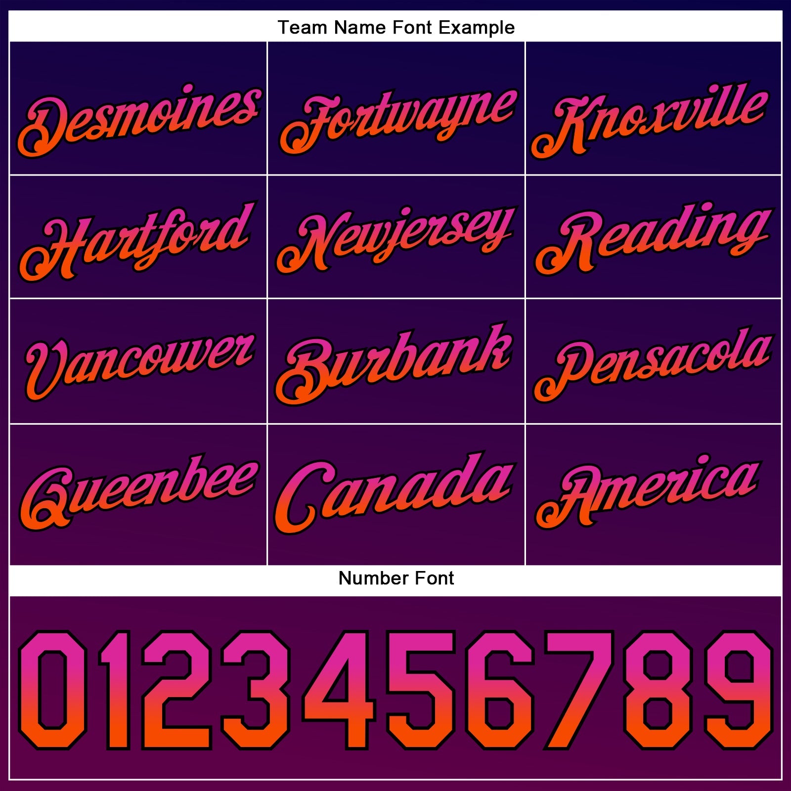 Custom Stitched Purple Deep Pink Orange-Black 3D Halloween Sports Pullover Sweatshirt Hoodie view 4