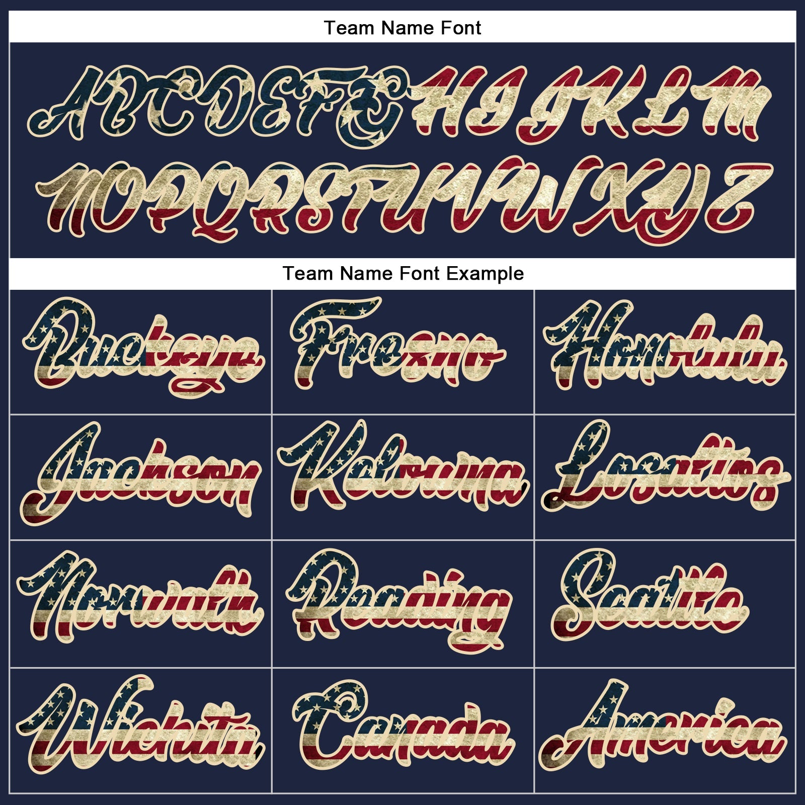 Custom Stitched Navy Vintage USA Flag Cream-Red Line Sports Pullover Sweatshirt Hoodie view 3