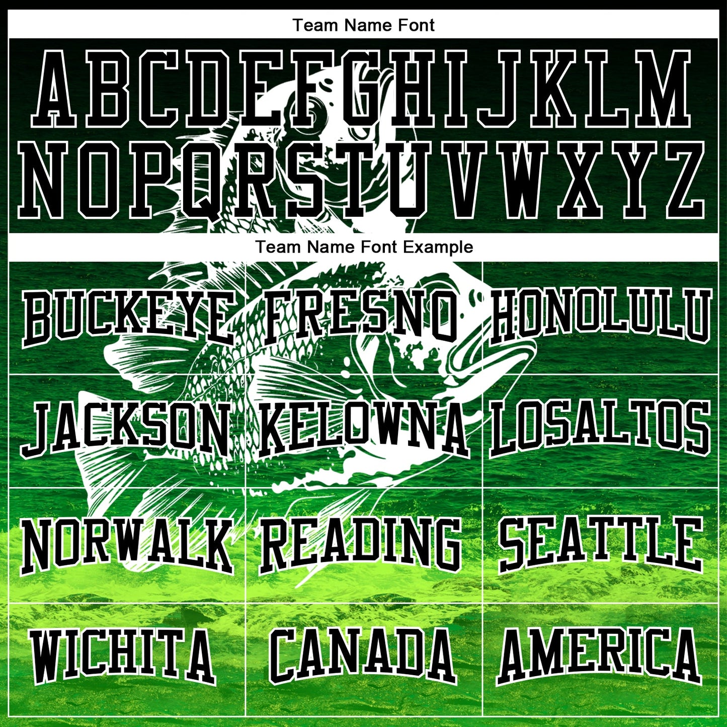 Custom Stitched Black Aurora Green-White 3D Bluegill Fish Fishing Sports Pullover Sweatshirt Hoodie view 3
