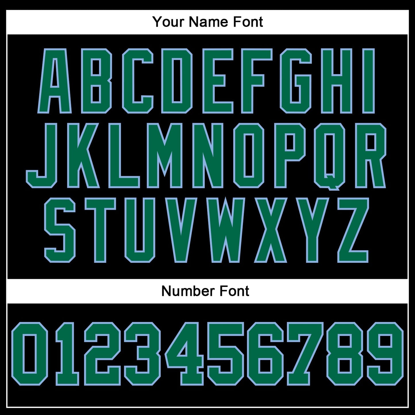 Custom Stitched Black Kelly Green-Light Blue 3D Pattern Design Gradient Square Shape Sports Pullover Sweatshirt Hoodie view 4