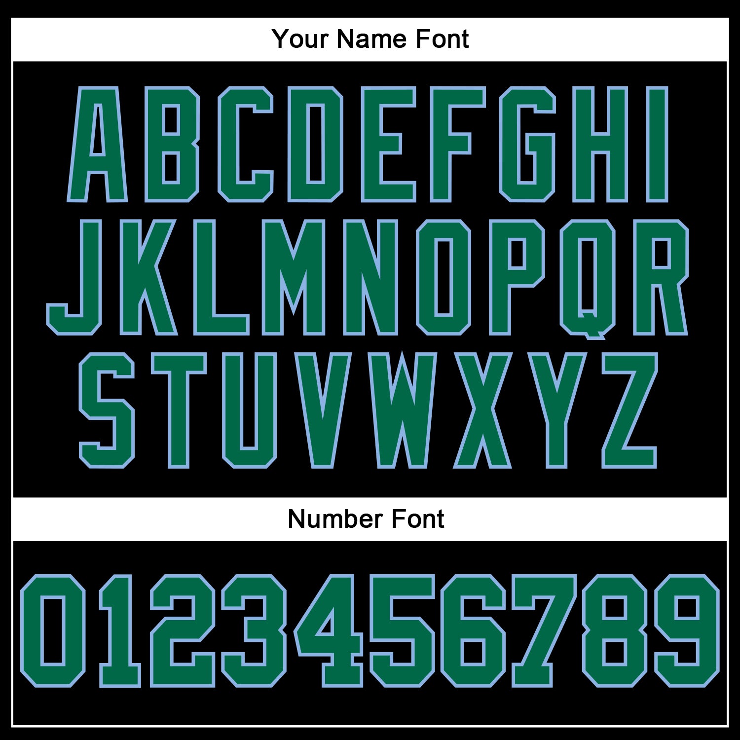 Custom Stitched Black Kelly Green-Light Blue 3D Pattern Design Gradient Square Shape Sports Pullover Sweatshirt Hoodie view 4