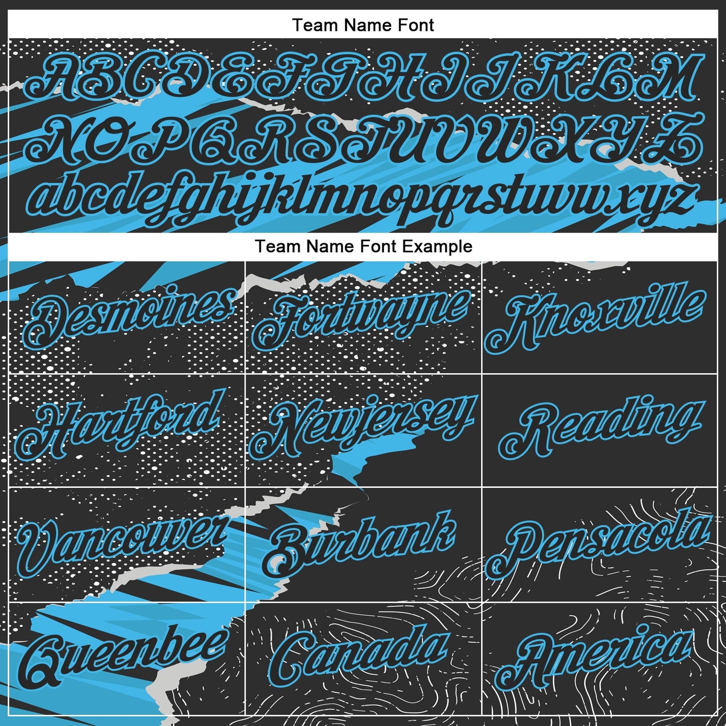 Custom Stitched Black Sky Blue 3D Pattern Design Torn Paper Style Sports Pullover Sweatshirt Hoodie view 3