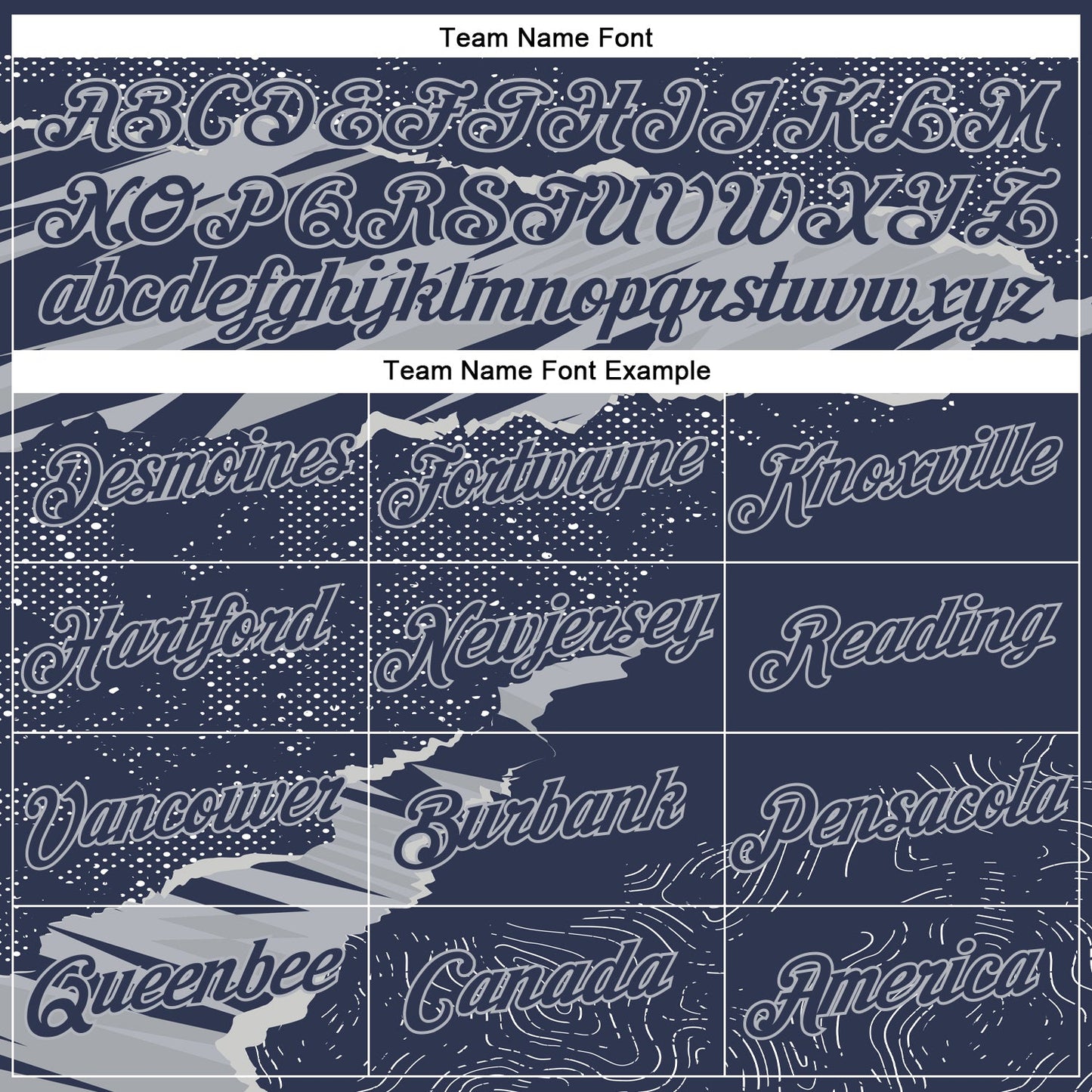 Custom Stitched Navy Gray 3D Pattern Design Torn Paper Style Sports Pullover Sweatshirt Hoodie view 3