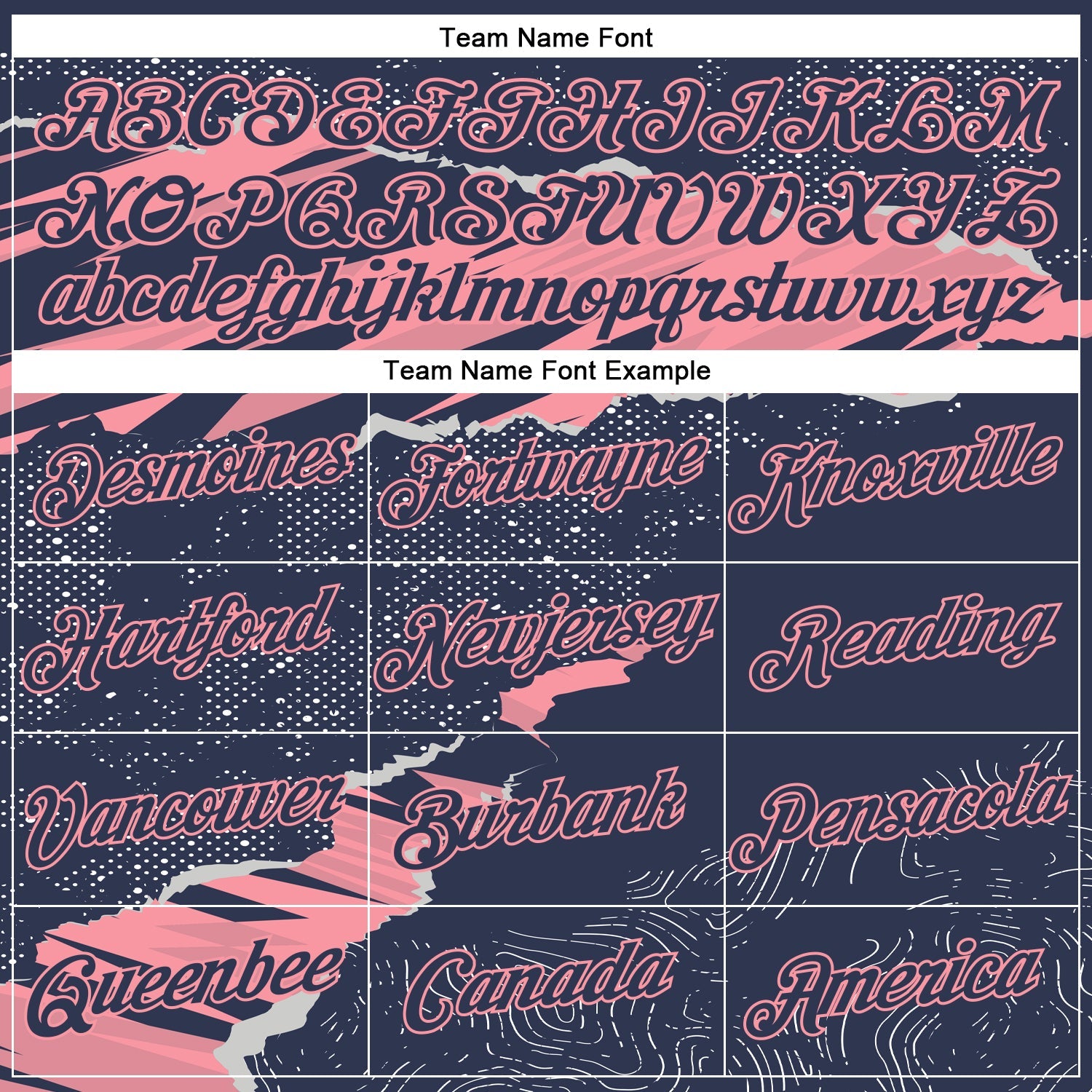 Custom Stitched Navy Medium Pink 3D Pattern Design Torn Paper Style Sports Pullover Sweatshirt Hoodie view 3
