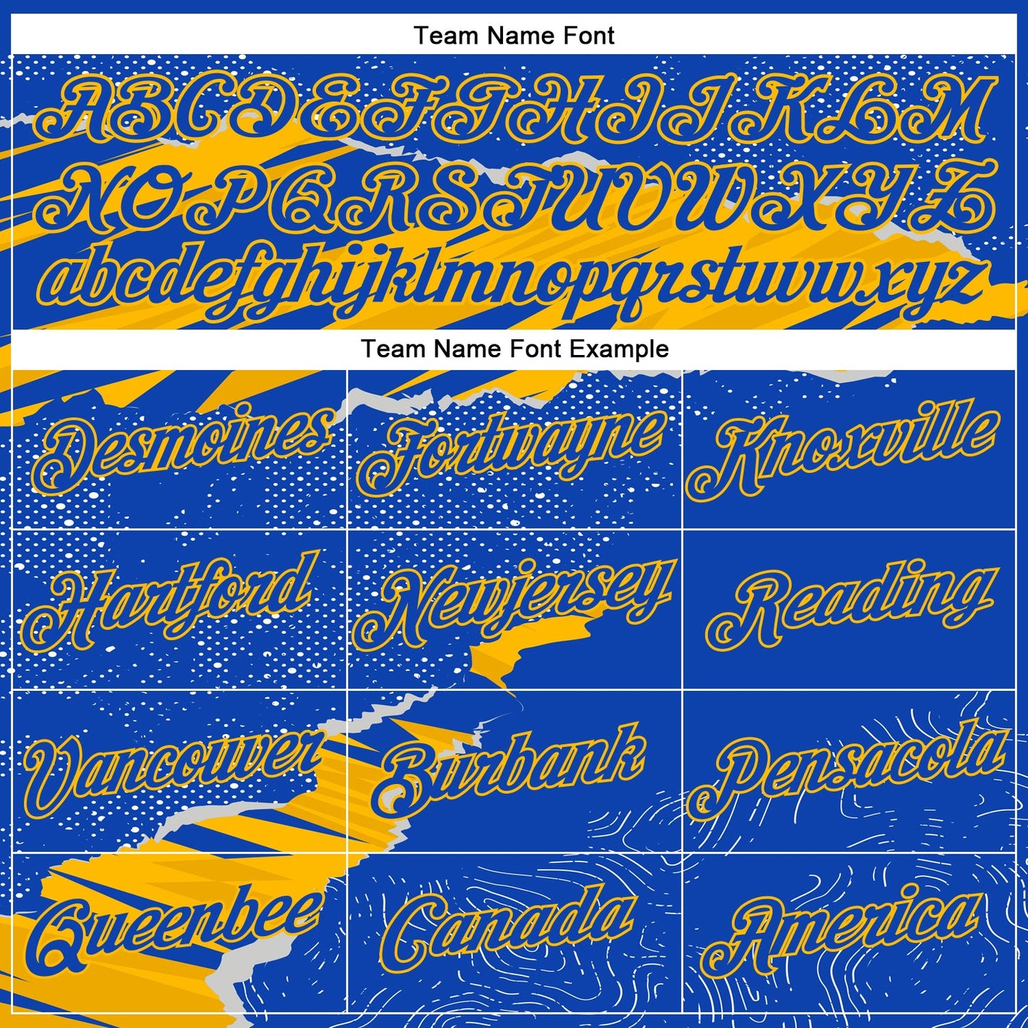 Custom Stitched Thunder Blue Gold 3D Pattern Design Torn Paper Style Sports Pullover Sweatshirt Hoodie view 3