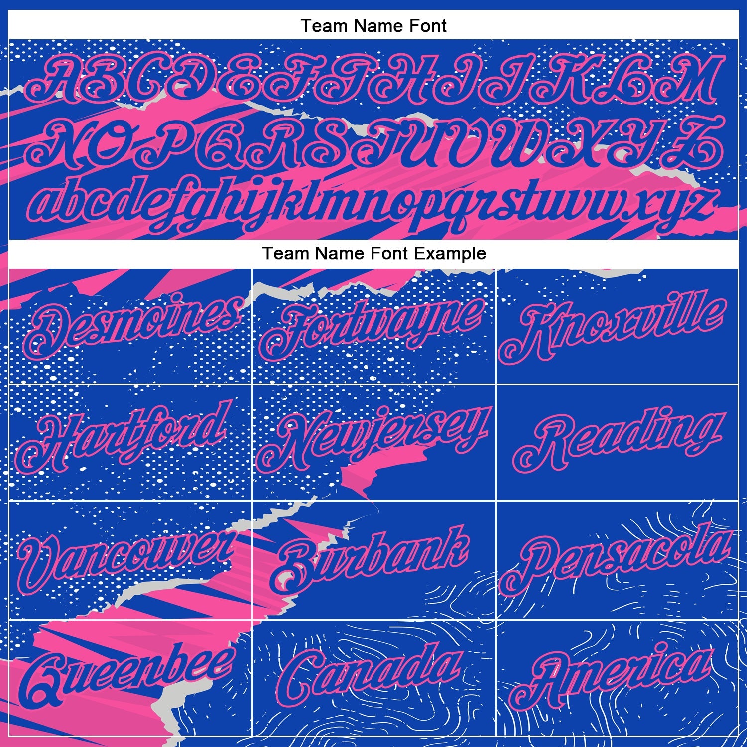 Custom Stitched Thunder Blue Pink 3D Pattern Design Torn Paper Style Sports Pullover Sweatshirt Hoodie view 3