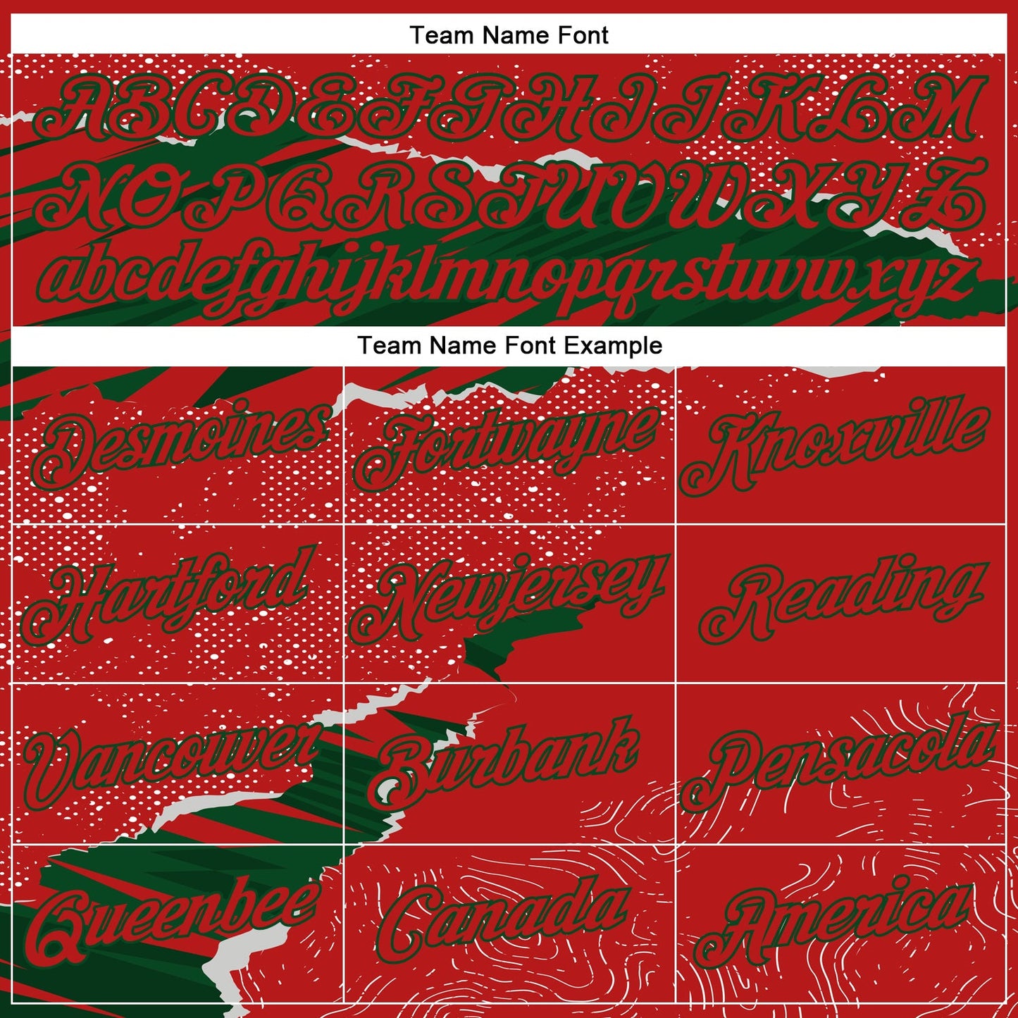 Custom Stitched Red Green 3D Pattern Design Torn Paper Style Sports Pullover Sweatshirt Hoodie view 3