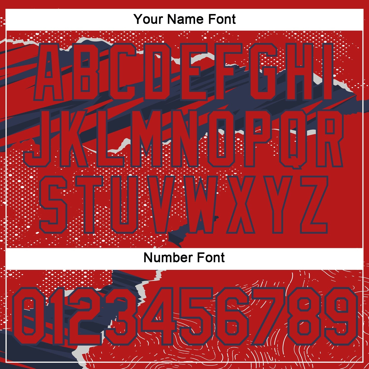 Custom Stitched Red Navy 3D Pattern Design Torn Paper Style Sports Pullover Sweatshirt Hoodie view 4