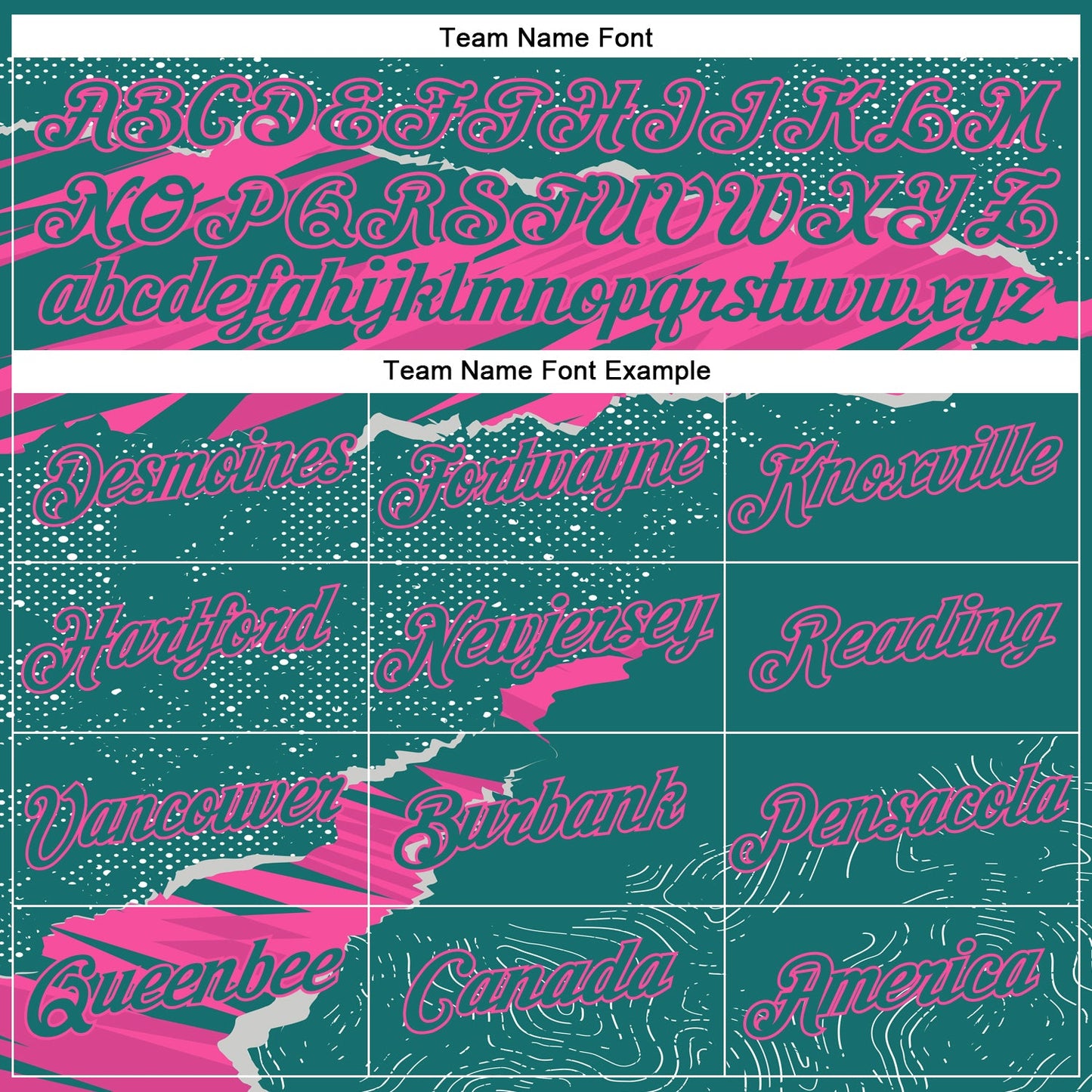 Custom Stitched Teal Pink 3D Pattern Design Torn Paper Style Sports Pullover Sweatshirt Hoodie view 3