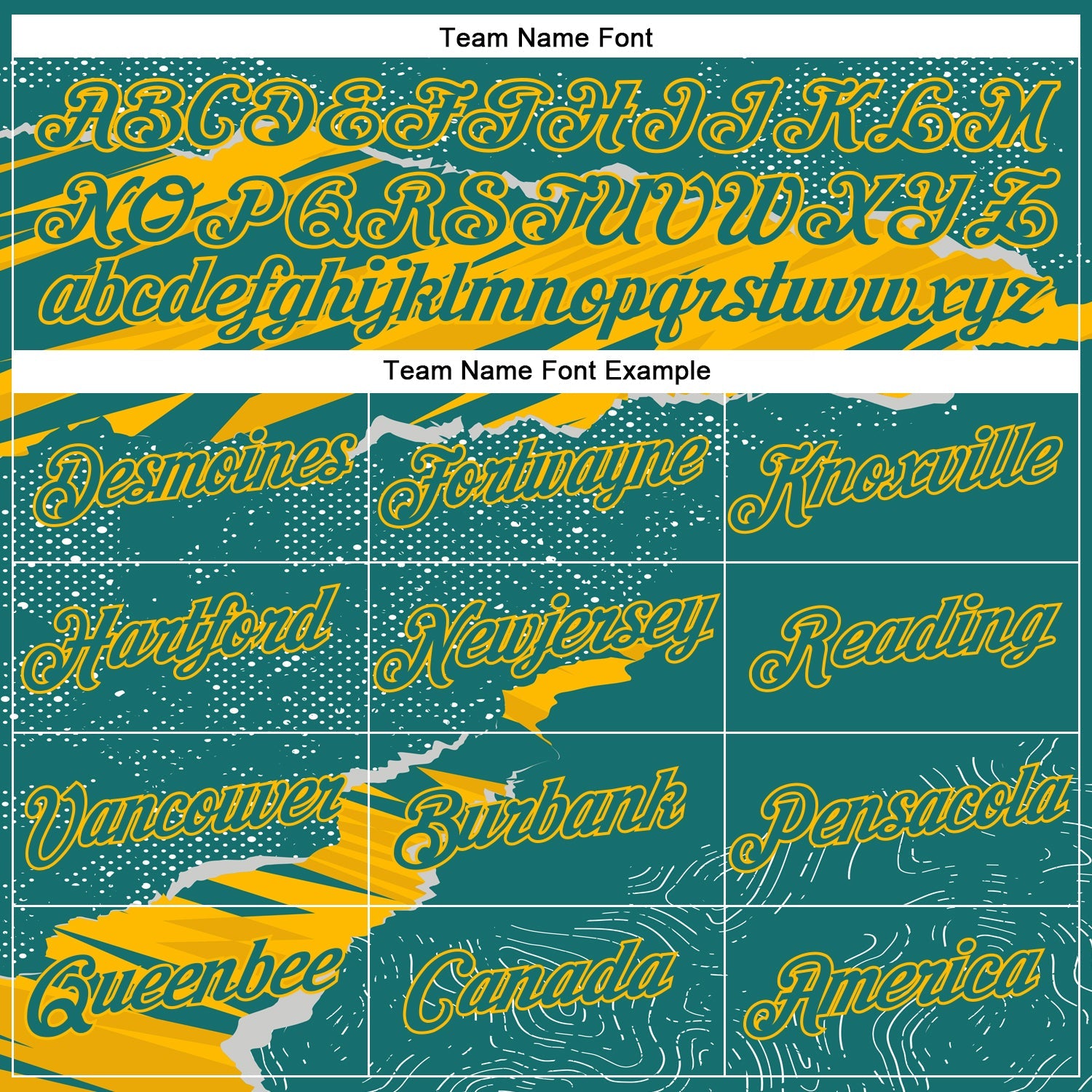 Custom Stitched Teal Gold 3D Pattern Design Torn Paper Style Sports Pullover Sweatshirt Hoodie view 3