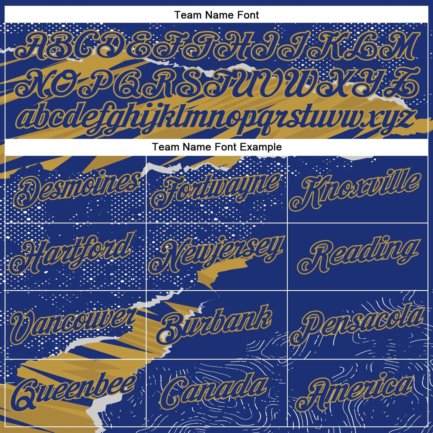 Custom Stitched Royal Old Gold 3D Pattern Design Torn Paper Style Sports Pullover Sweatshirt Hoodie view 3