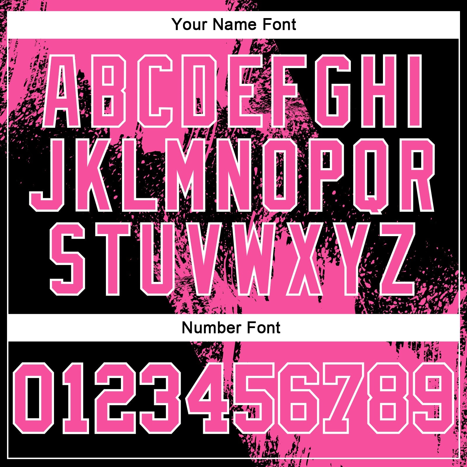 Custom Stitched Black Pink-White 3D Pattern Design Abstract Brush Stroke Sports Pullover Sweatshirt Hoodie view 4