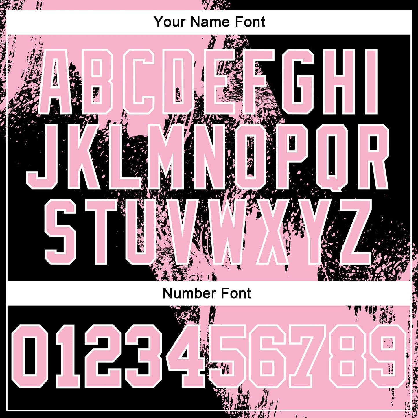 Custom Stitched Black Light Pink-White 3D Pattern Design Abstract Brush Stroke Sports Pullover Sweatshirt Hoodie view 4