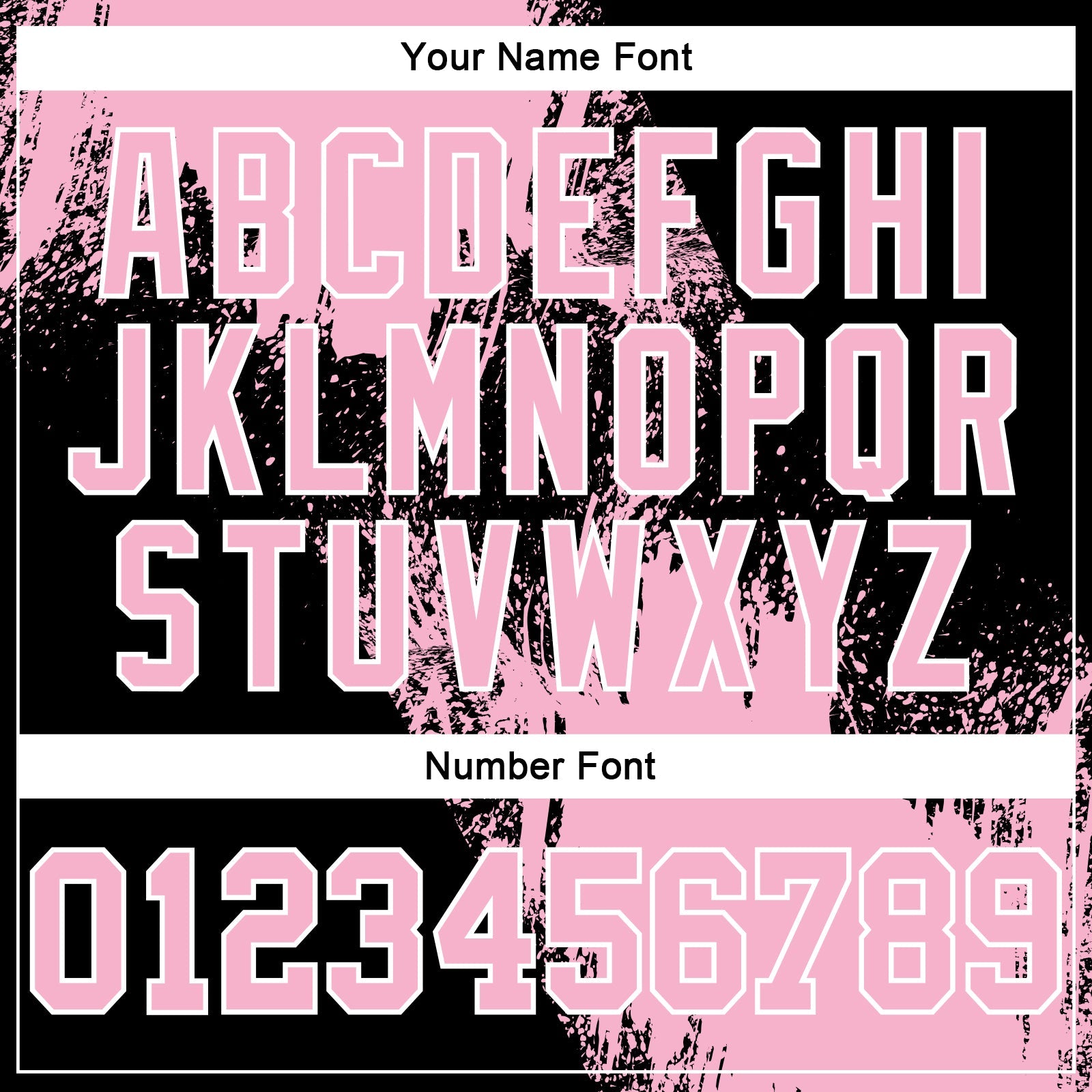 Custom Stitched Black Light Pink-White 3D Pattern Design Abstract Brush Stroke Sports Pullover Sweatshirt Hoodie view 4