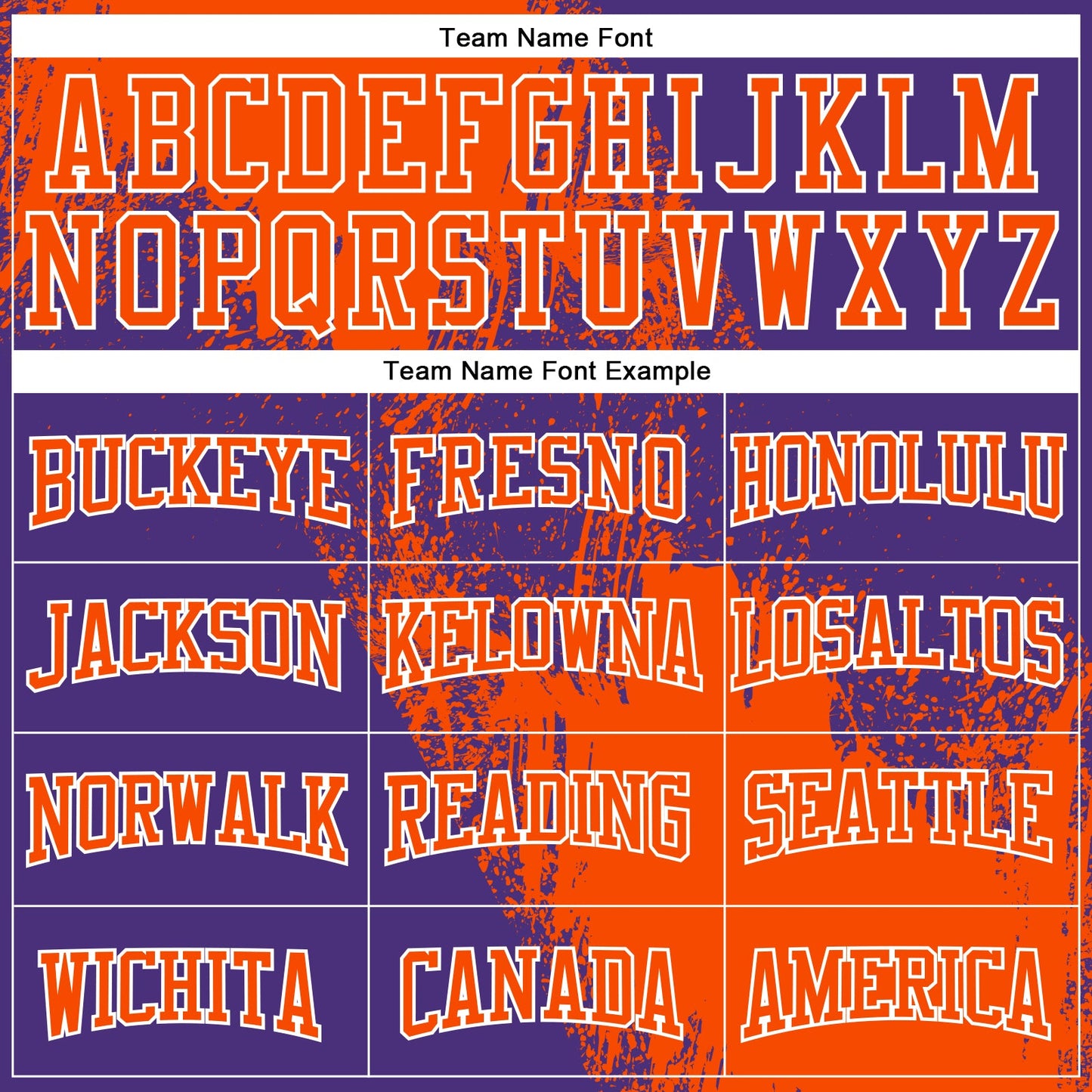 Custom Stitched Purple Orange-White 3D Pattern Design Abstract Brush Stroke Sports Pullover Sweatshirt Hoodie view 3