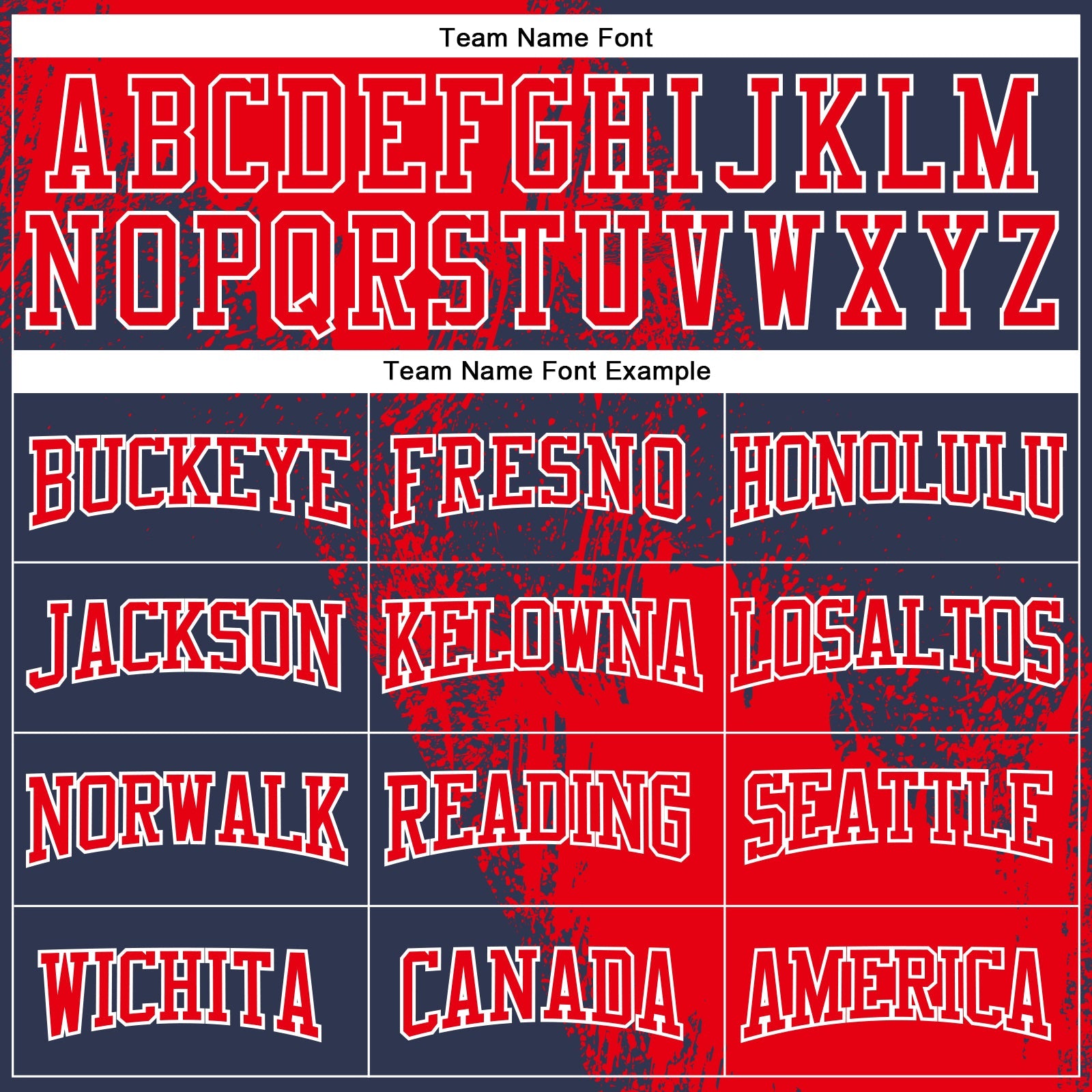 Custom Stitched Navy Fire Red-White 3D Pattern Design Abstract Brush Stroke Sports Pullover Sweatshirt Hoodie view 3