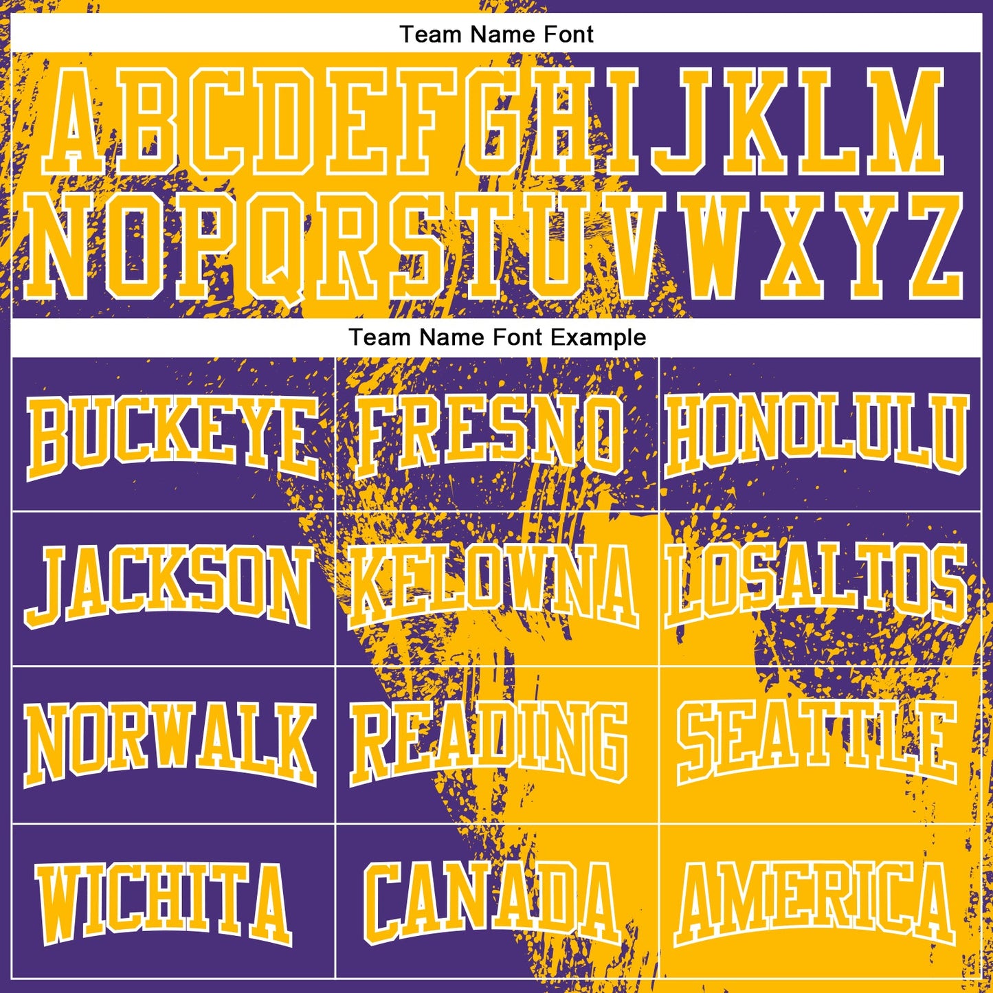 Custom Stitched Purple Gold-White 3D Pattern Design Abstract Brush Stroke Sports Pullover Sweatshirt Hoodie view 3