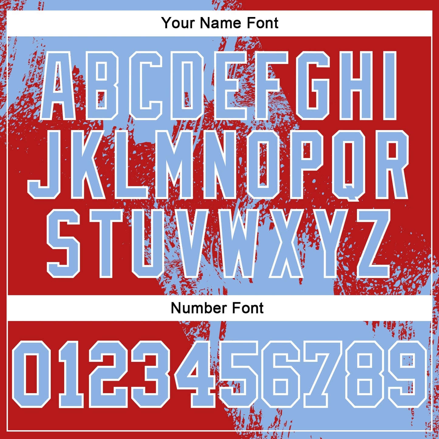 Custom Stitched Red Light Blue-White 3D Pattern Design Abstract Brush Stroke Sports Pullover Sweatshirt Hoodie view 4