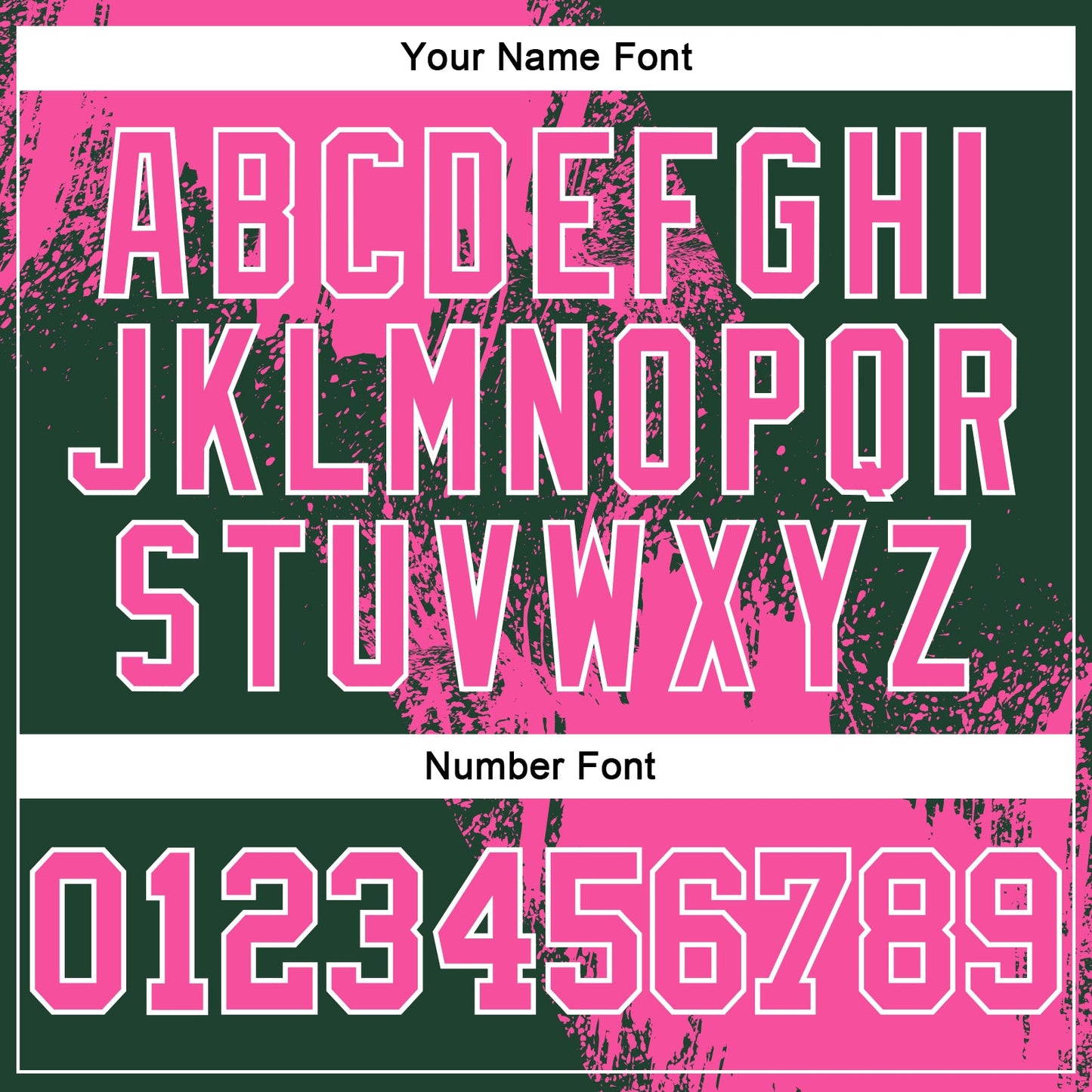 Custom Stitched Green Pink-White 3D Pattern Design Abstract Brush Stroke Sports Pullover Sweatshirt Hoodie view 4
