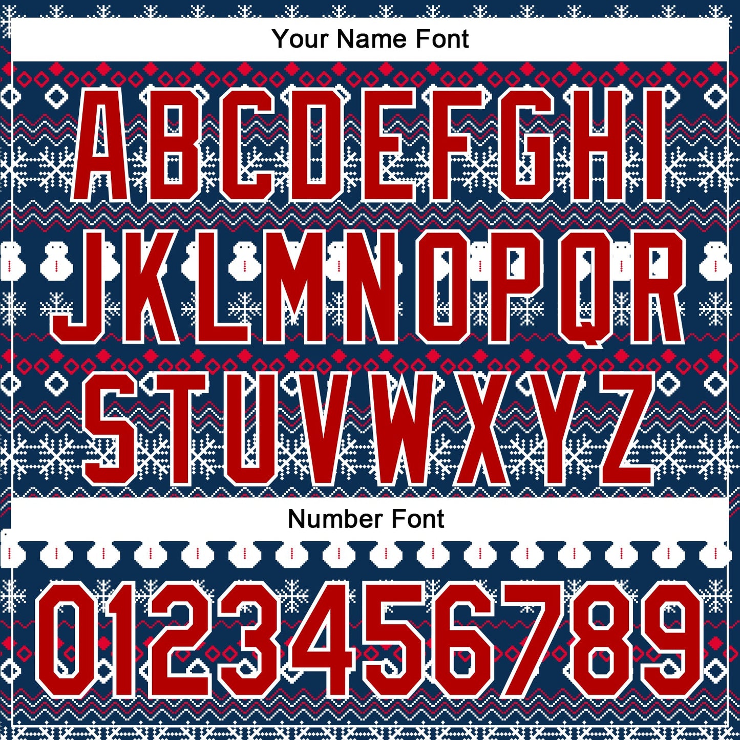 Custom Stitched Navy Red-White 3D Christmas Sports Pullover Sweatshirt Hoodie view 4