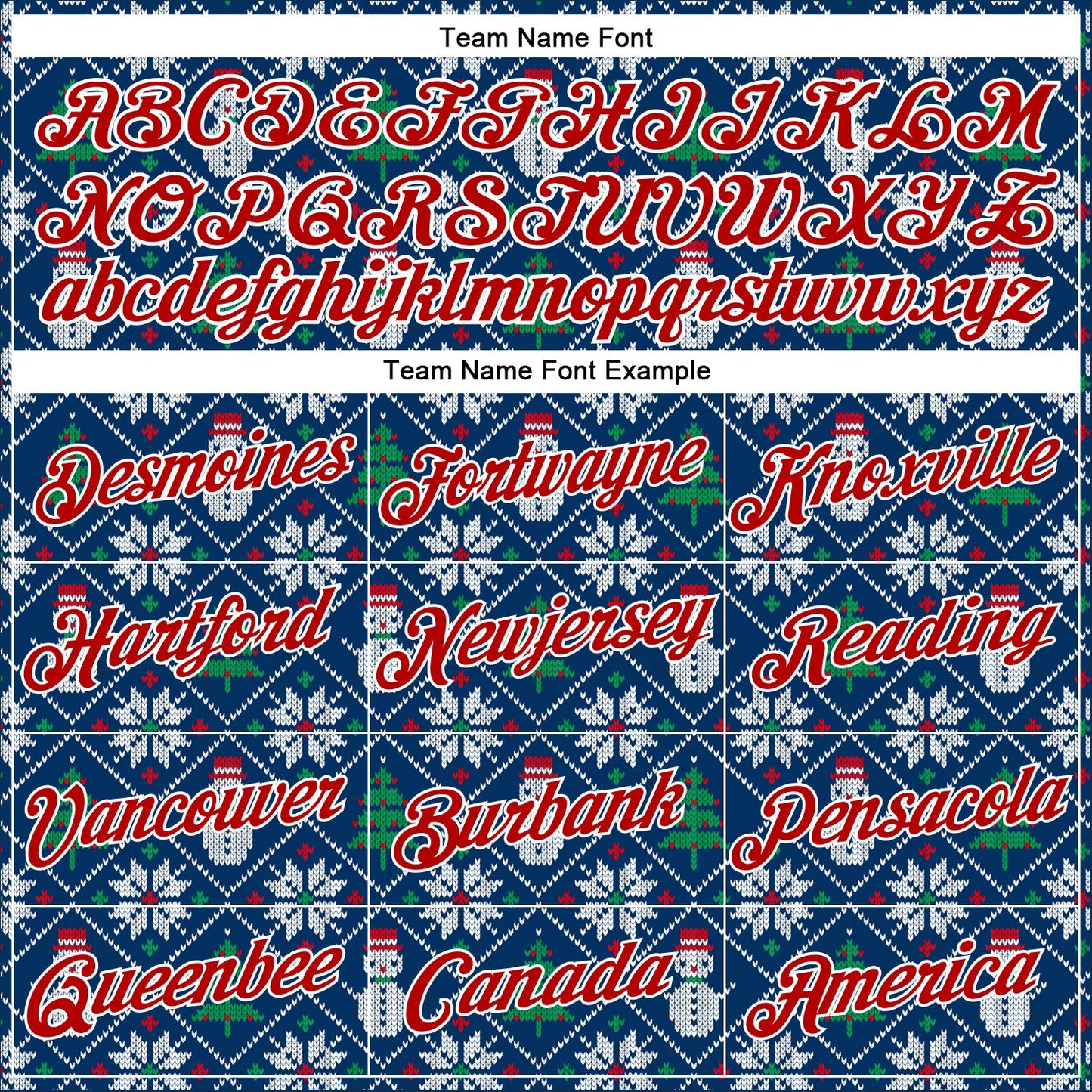 Custom Stitched Royal Red-White 3D Christmas Sports Pullover Sweatshirt Hoodie view 3