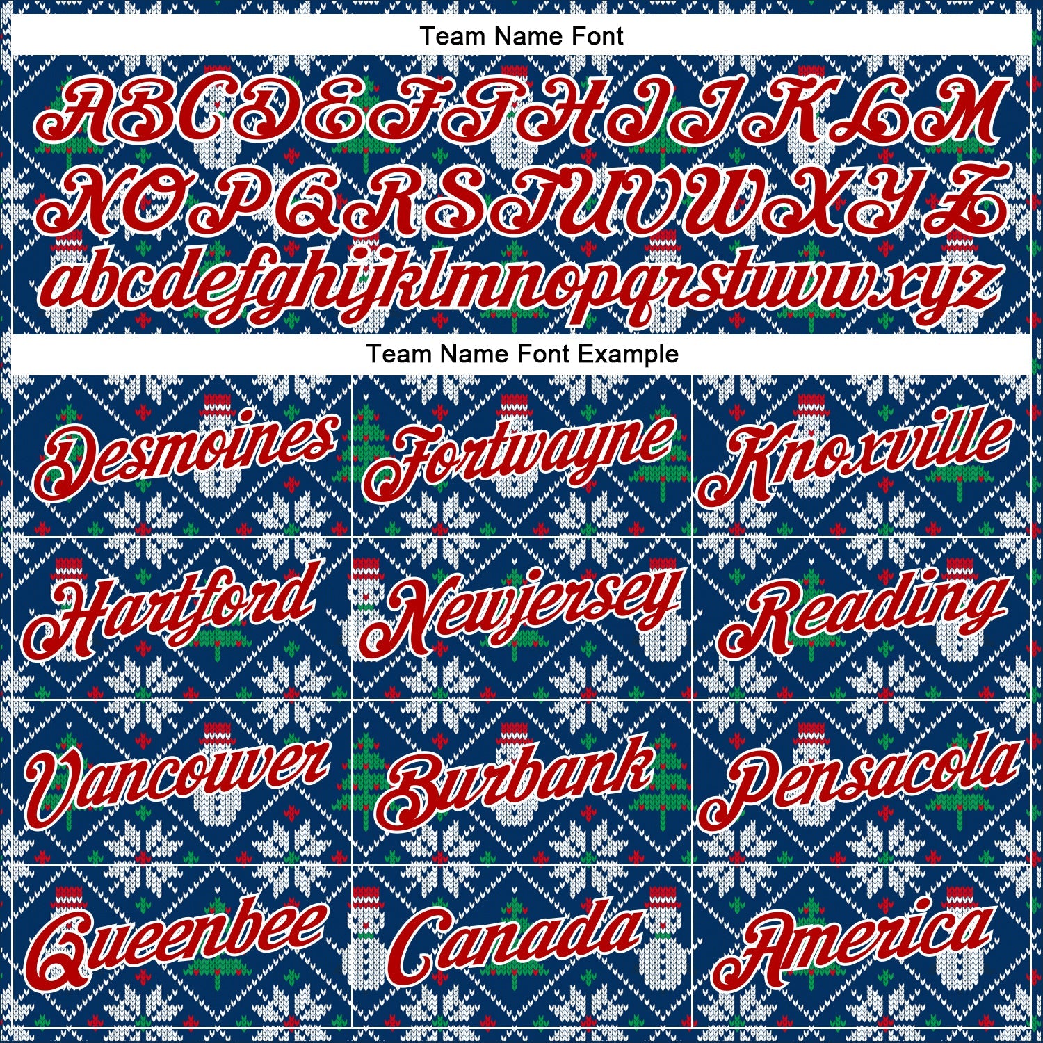 Custom Stitched Royal Red-White 3D Christmas Sports Pullover Sweatshirt Hoodie view 3