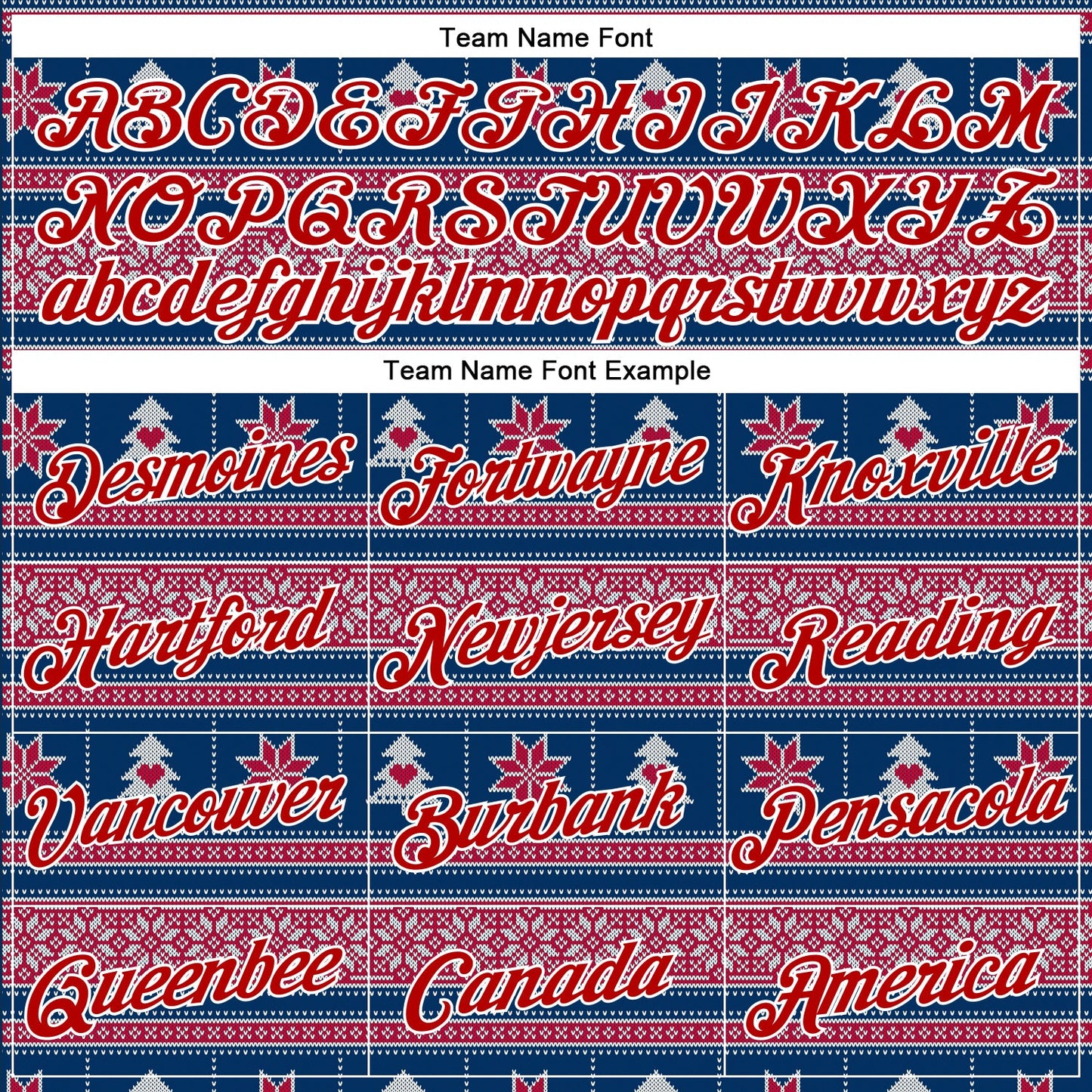 Custom Stitched Navy Red-White 3D Christmas Sports Pullover Sweatshirt Hoodie view 3