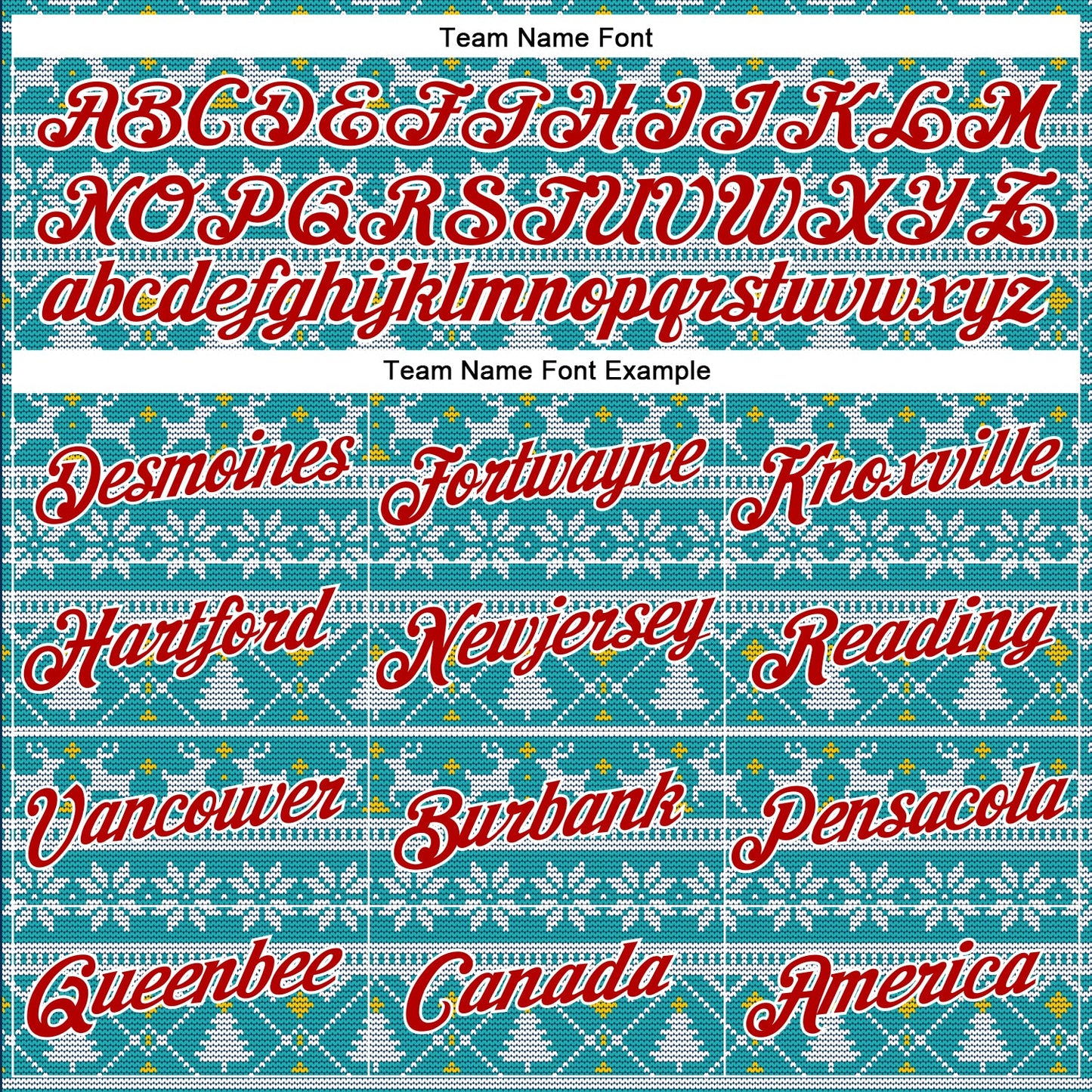 Custom Stitched Midnight Green Red-White 3D Christmas Sports Pullover Sweatshirt Hoodie view 3