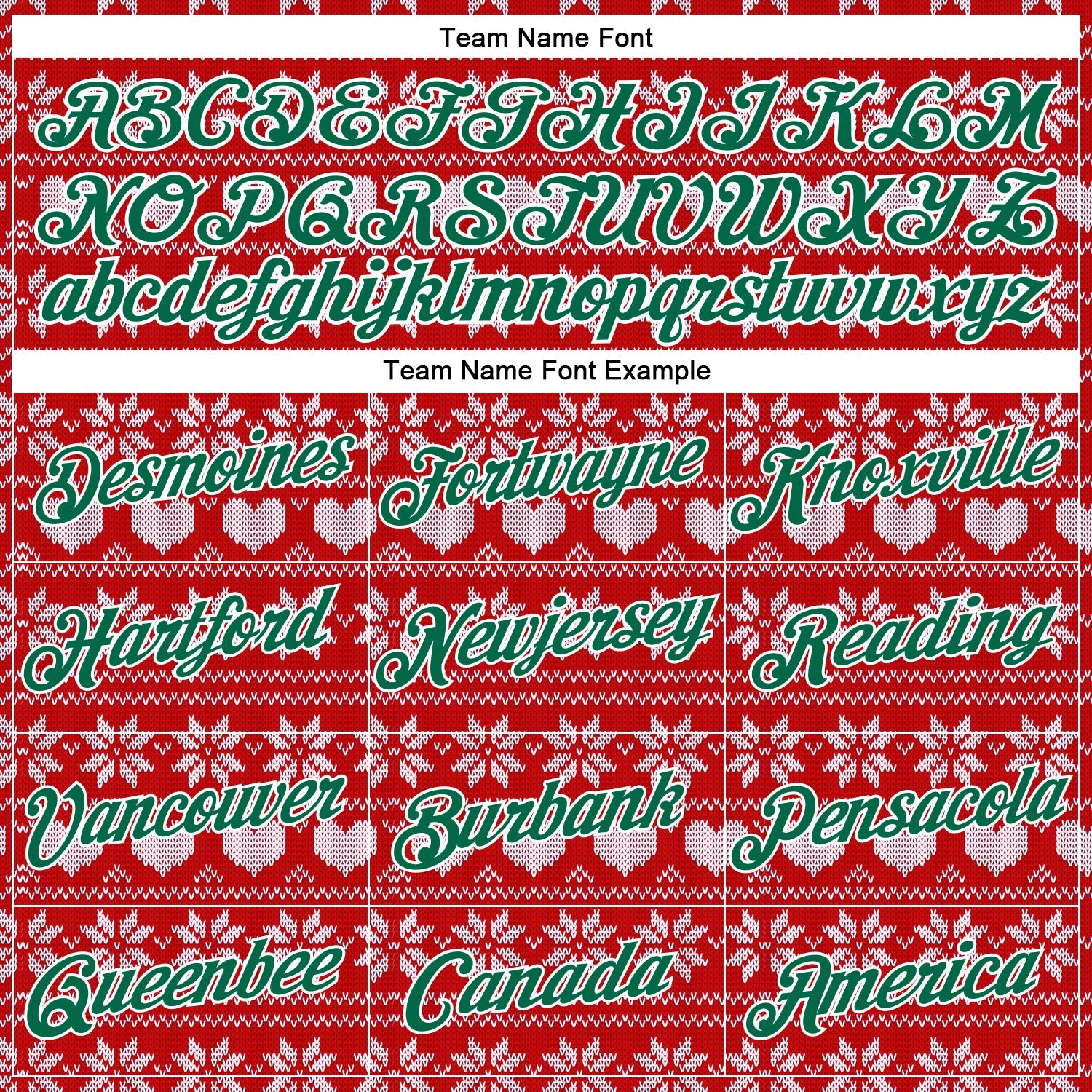 Custom Stitched Maroon Kelly Green-White 3D Christmas Sports Pullover Sweatshirt Hoodie view 3