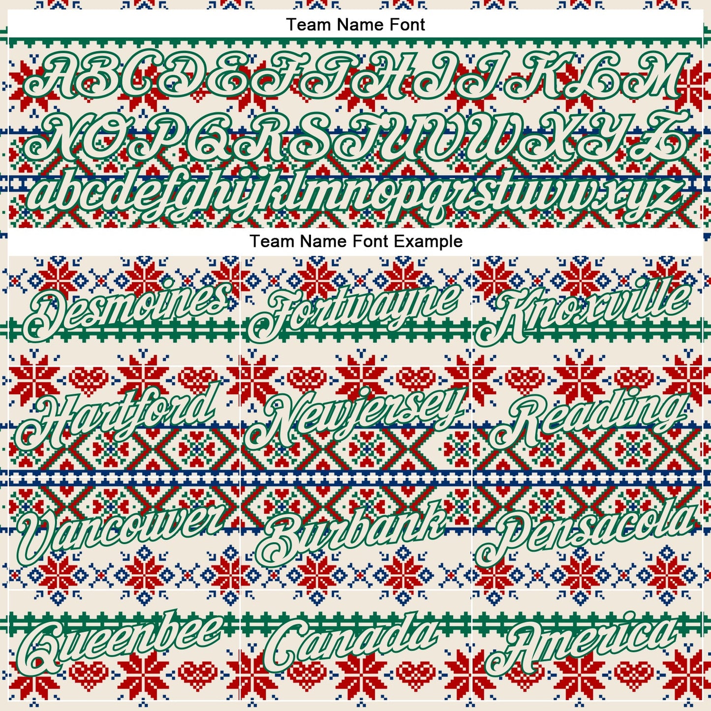 Custom Stitched Cream Red-White 3D Christmas Sports Pullover Sweatshirt Hoodie view 3