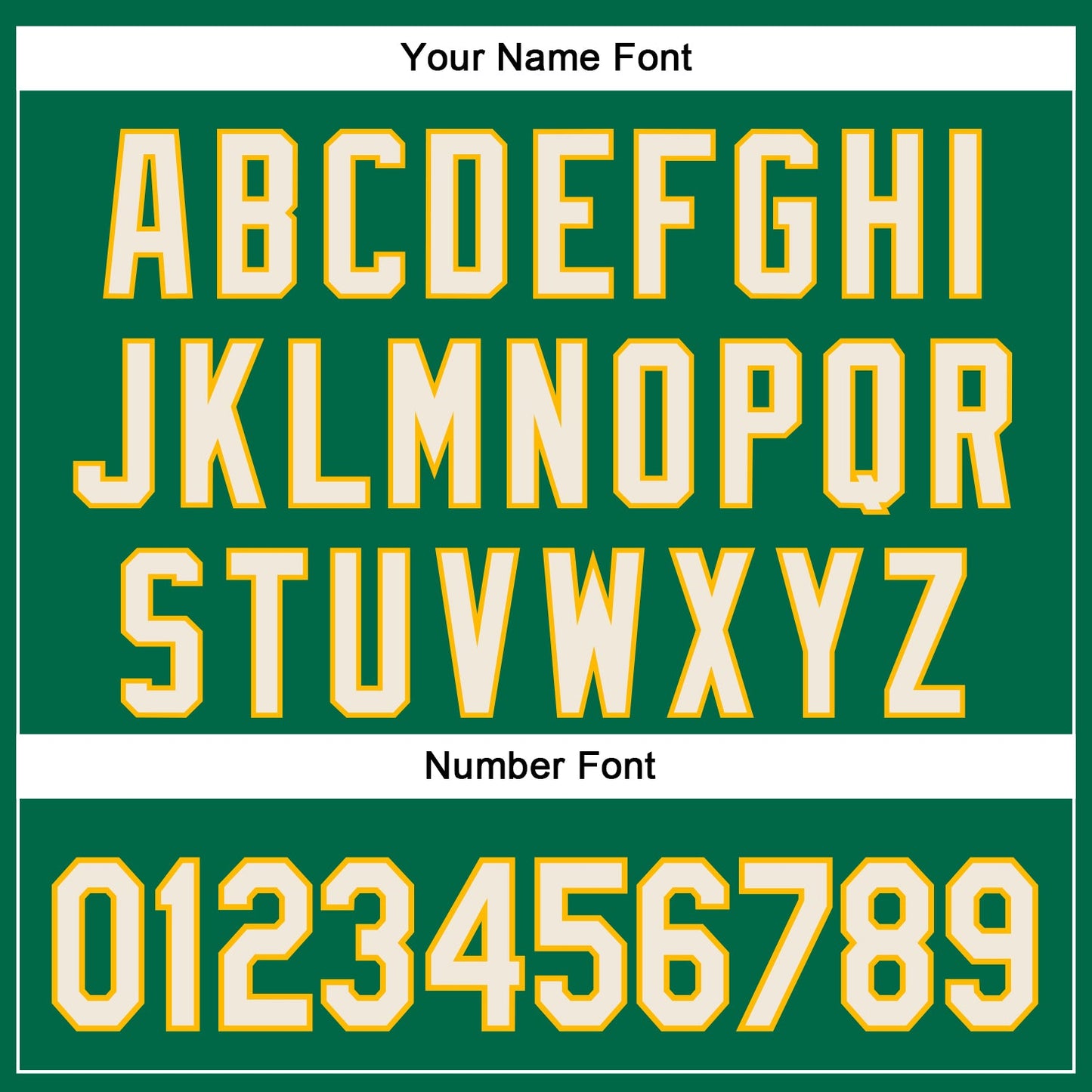 Custom Stitched Kelly Green Cream-Gold 3D Christmas Sports Pullover Sweatshirt Hoodie view 4