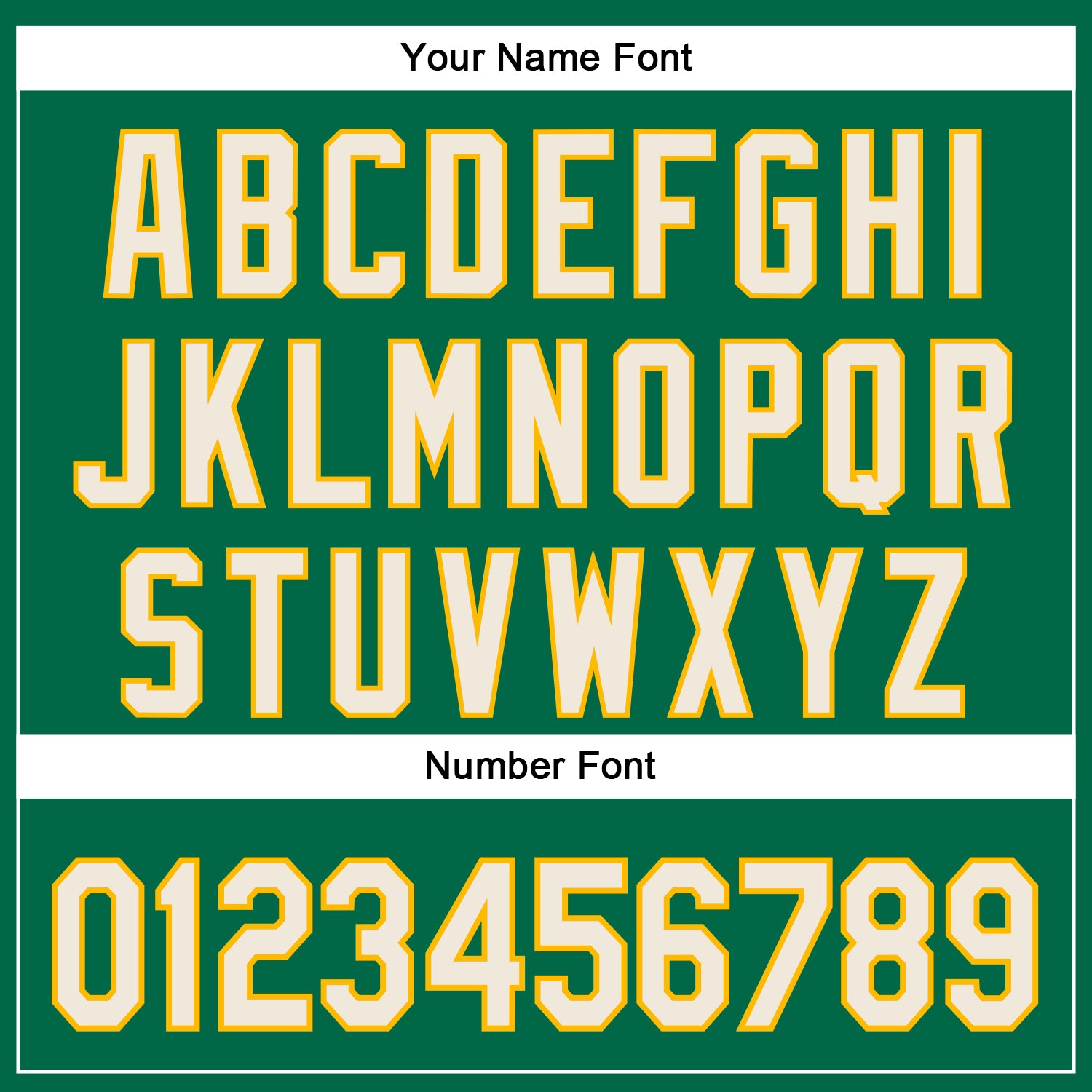 Custom Stitched Kelly Green Cream-Gold 3D Christmas Sports Pullover Sweatshirt Hoodie view 4