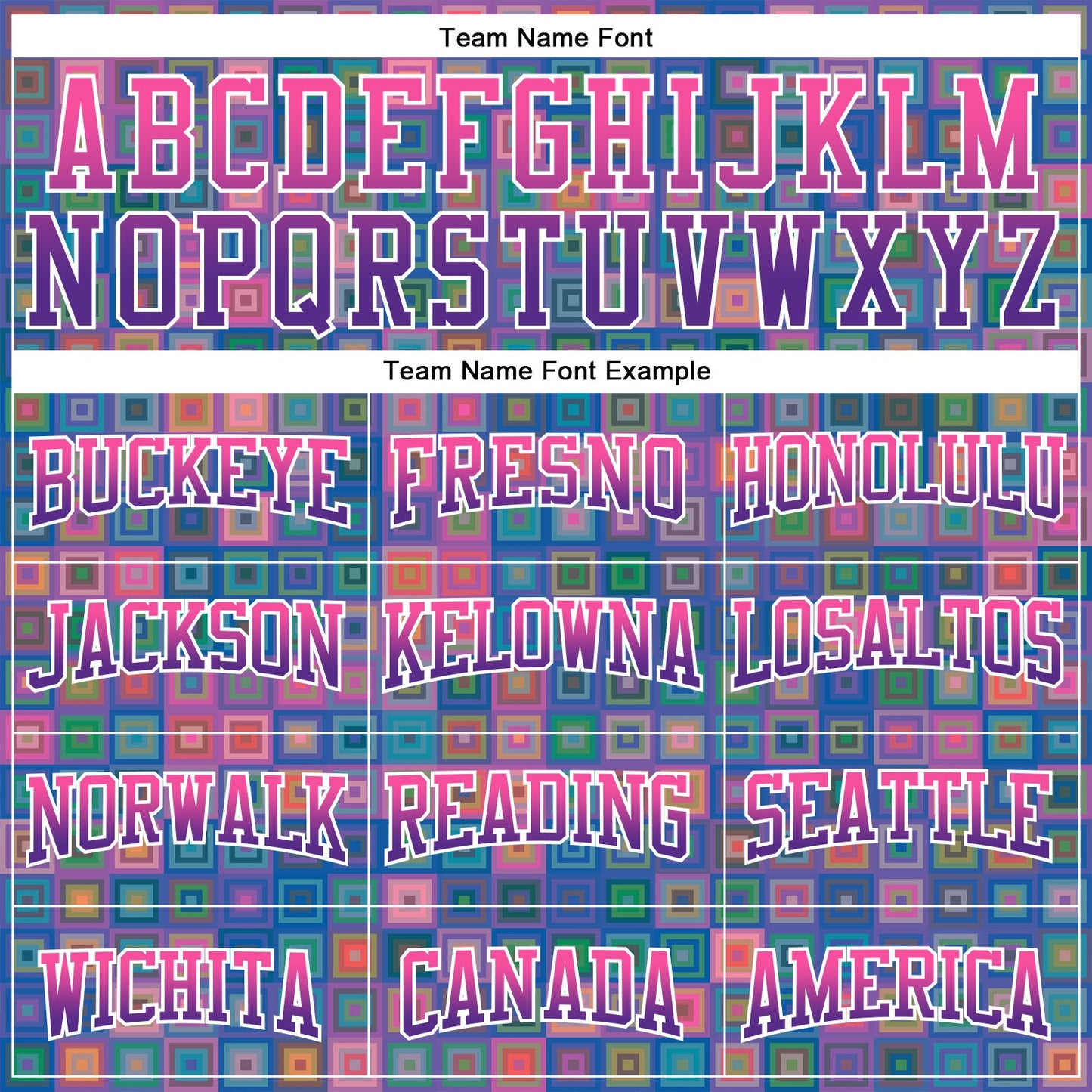 Custom Stitched Royal Pink-Purple 3D Pattern Design Geometric GradientSquare Shapes Sports Pullover Sweatshirt Hoodie view 3