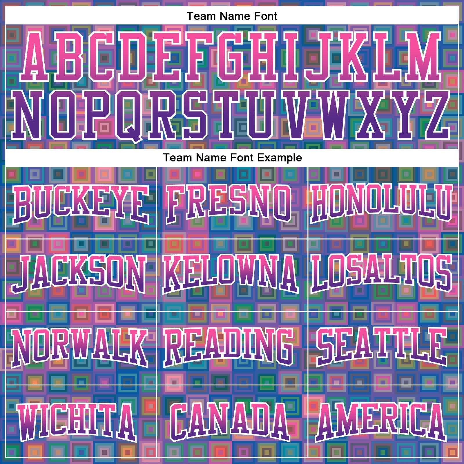Custom Stitched Royal Pink-Purple 3D Pattern Design Geometric GradientSquare Shapes Sports Pullover Sweatshirt Hoodie view 3