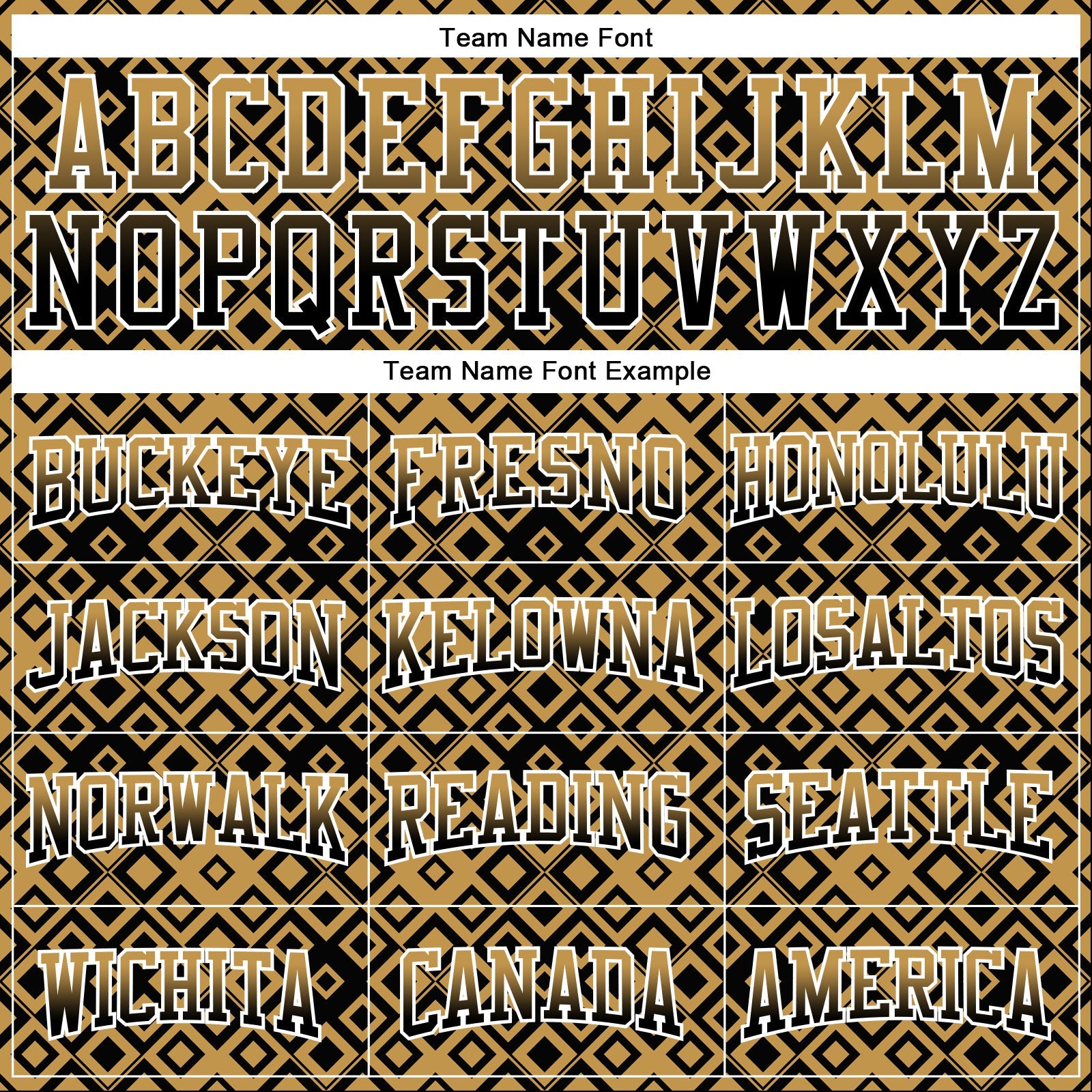 Custom Stitched Old Gold Black-White 3D Pattern Design Geometric Gradient Square Shapes Sports Pullover Sweatshirt Hoodie view 3
