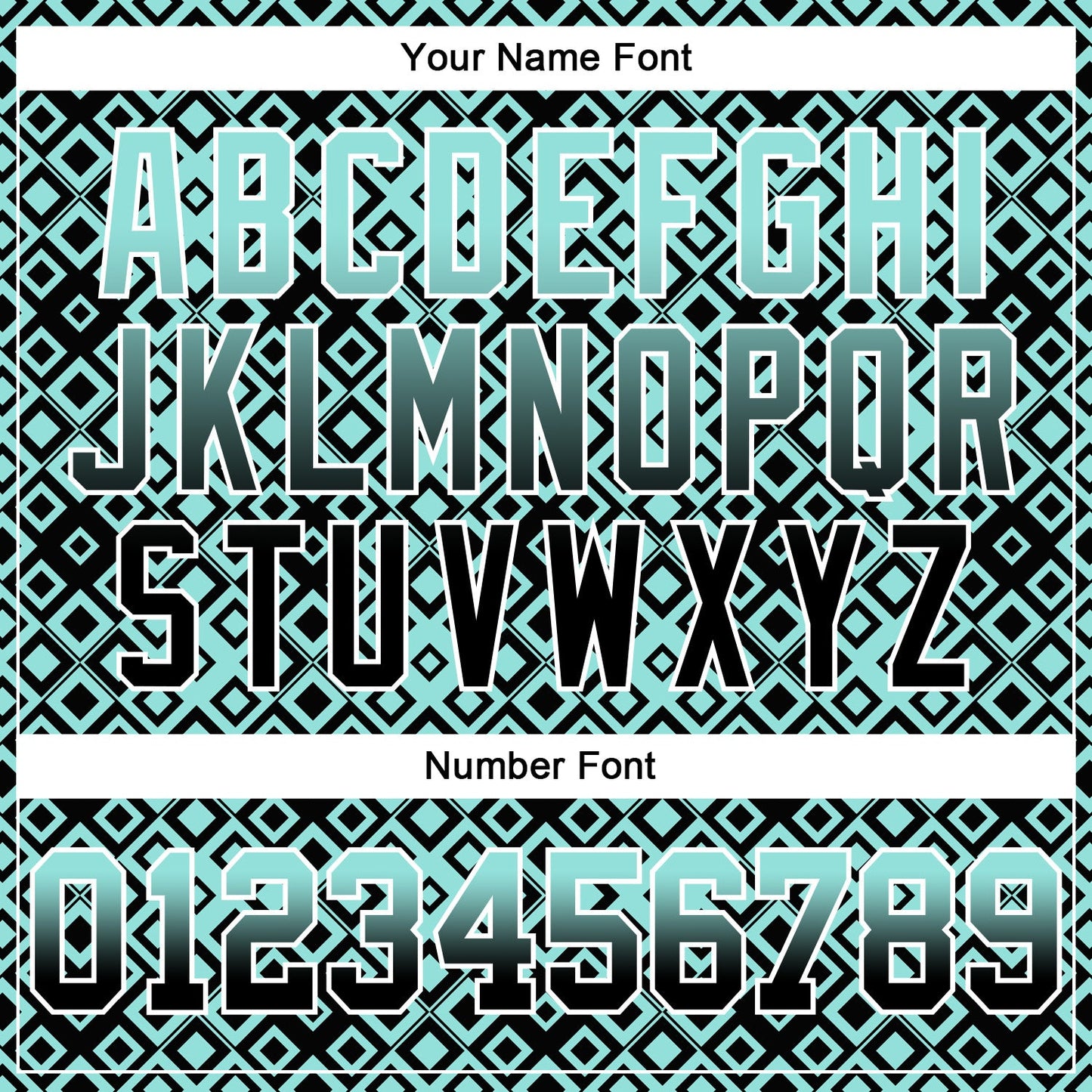 Custom Stitched Ice Blue Black-White 3D Pattern Design Geometric Gradient Square Shapes Sports Pullover Sweatshirt Hoodie view 4
