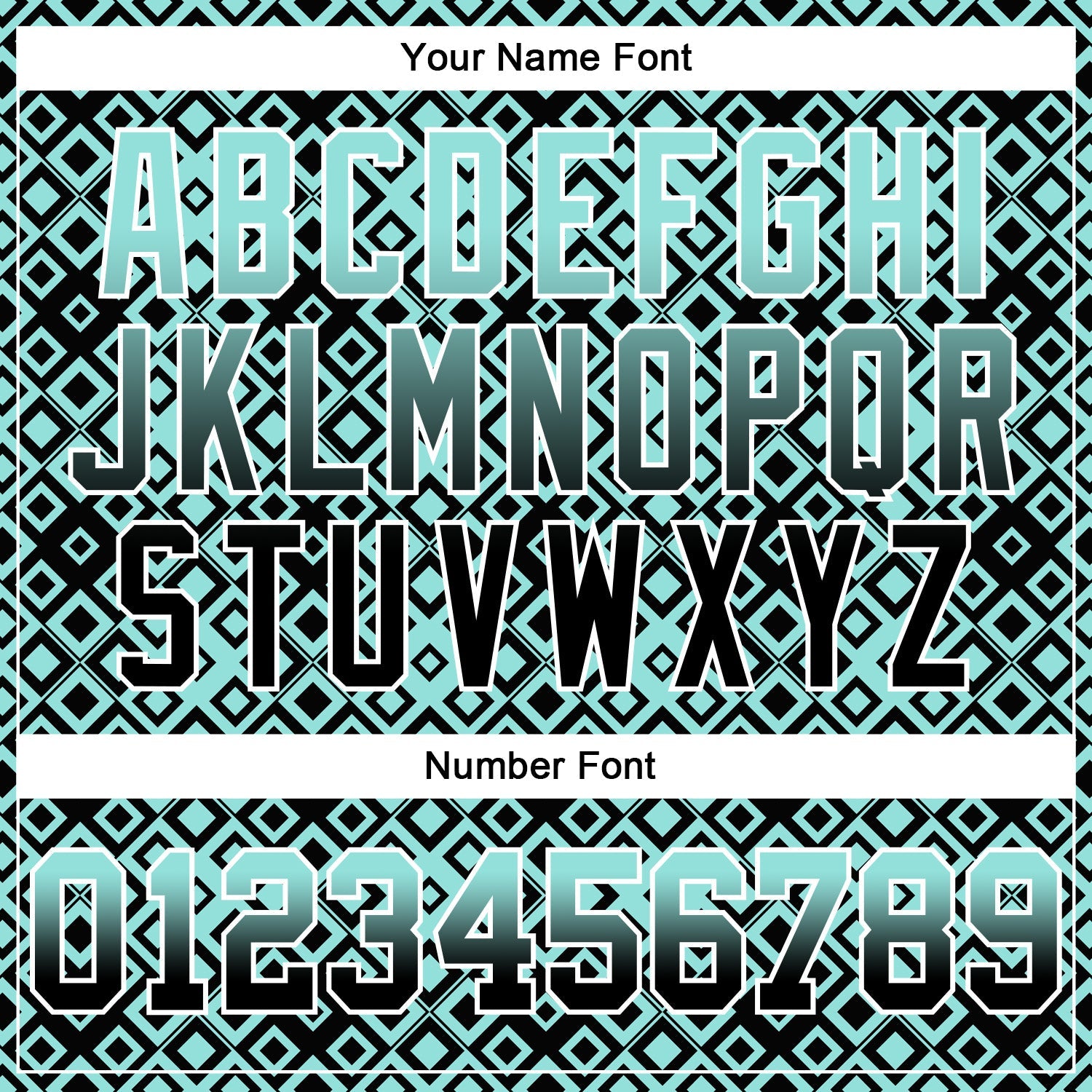 Custom Stitched Ice Blue Black-White 3D Pattern Design Geometric Gradient Square Shapes Sports Pullover Sweatshirt Hoodie view 4