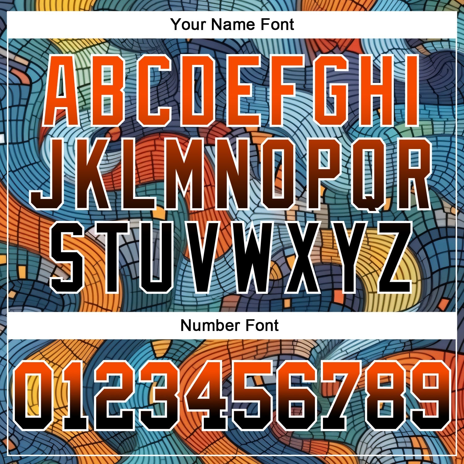 Custom Stitched Black Orange-White Fade 3D Pattern Design Colorful Curve Shapes Sports Pullover Sweatshirt Hoodie view 4