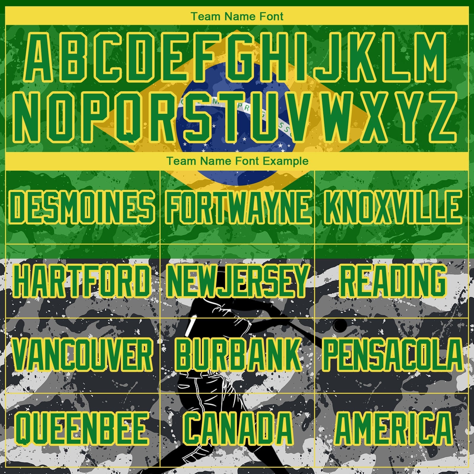 Custom Camo Grass Green-Yellow 3D Brasil Brazilian Flag Sports Pullover Sweatshirt Salute To Service Hoodie view 3