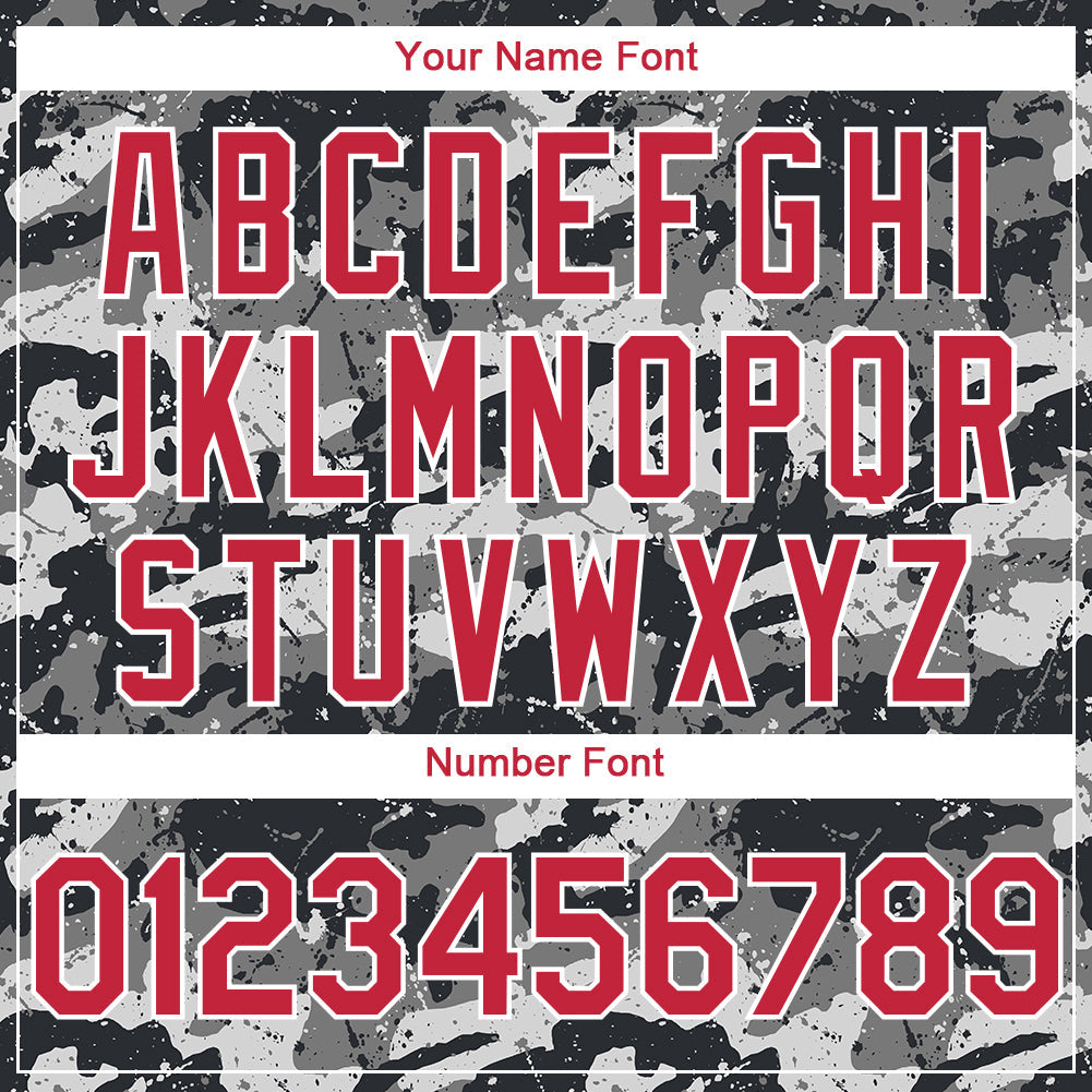 Custom Camo Red-White 3D Dominica Dominican Flag Sports Pullover Sweatshirt Salute To Service Hoodie view 4