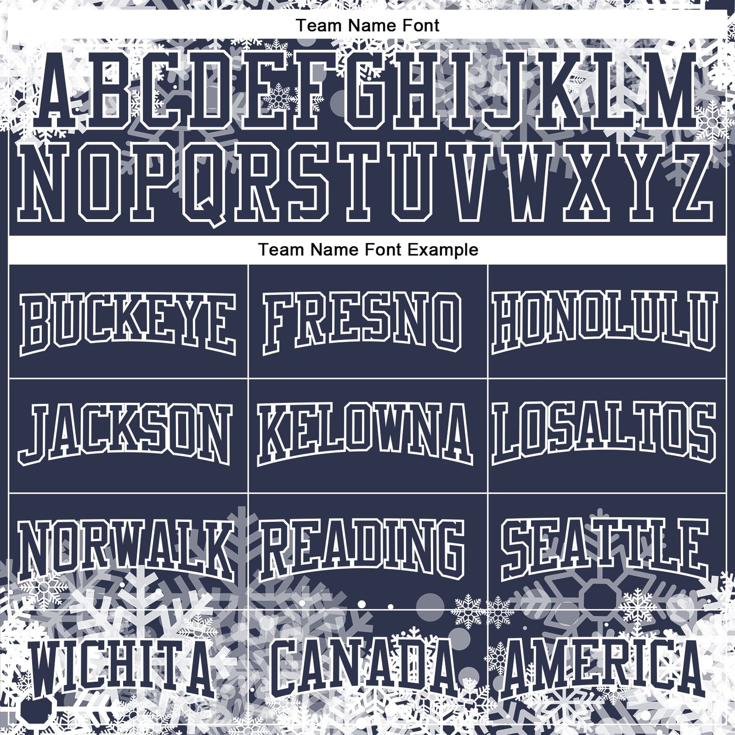 Custom Stitched Navy White Christmas Snowflakes 3D Sports Pullover Sweatshirt Hoodie view 3